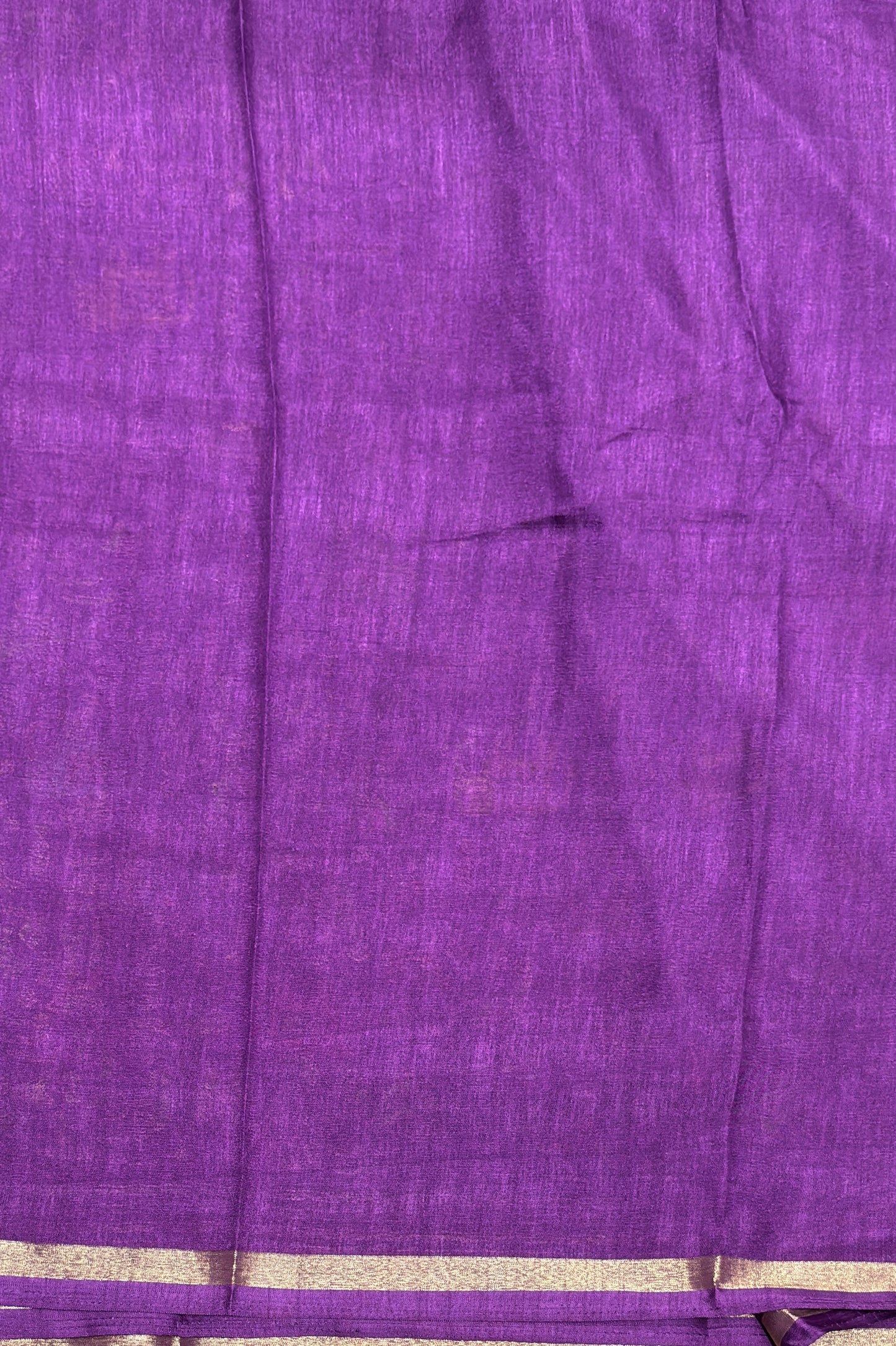 Madhubani Printed Silk | Brinjal Violet |PPS19
