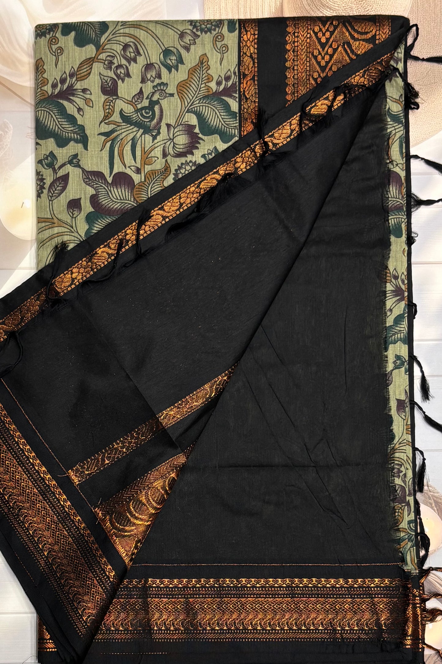 Kalmkari Print Kalyani Cotton | KCKA04