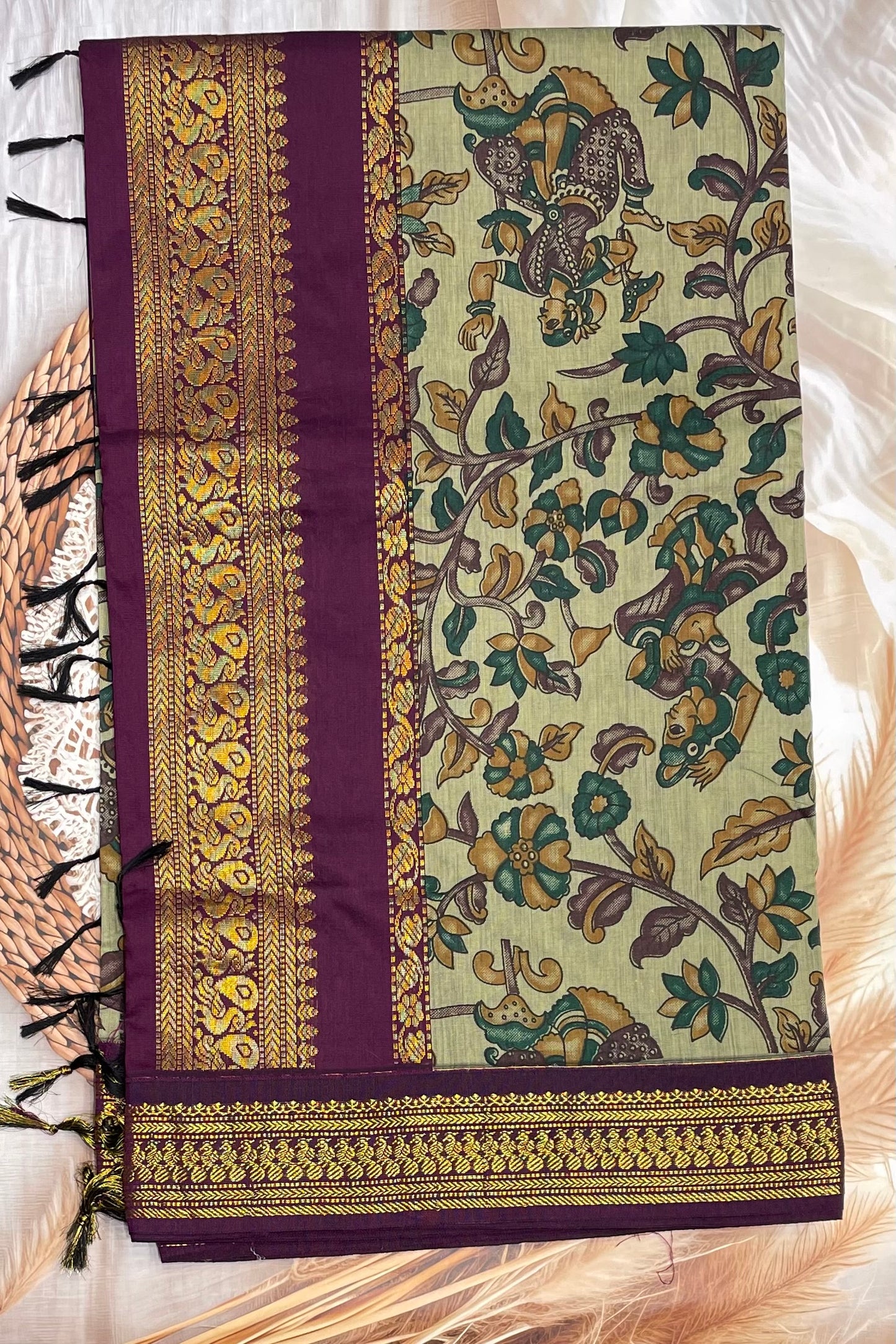 Kalmkari Print Kalyani Cotton | KCKA02