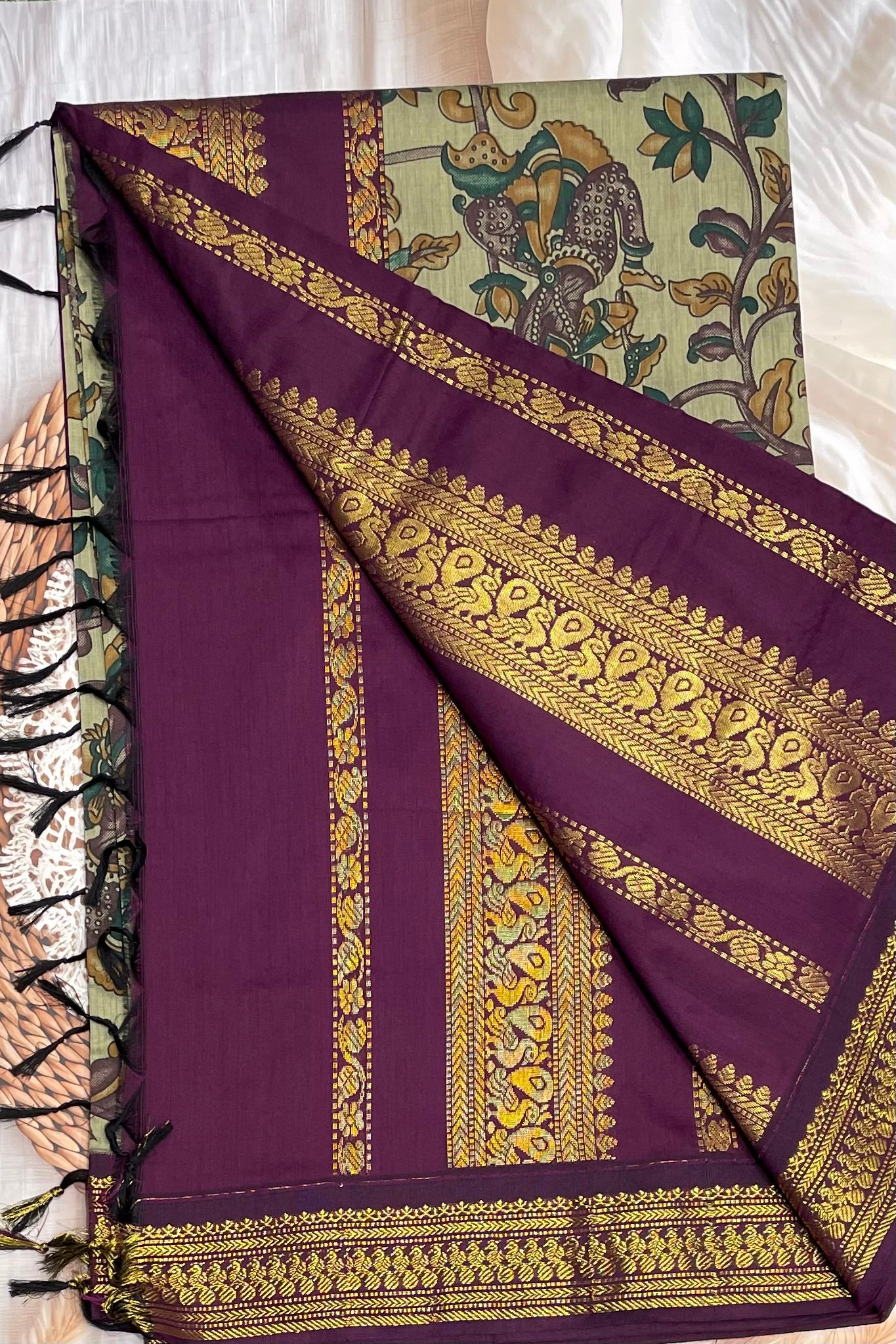 Kalmkari Print Kalyani Cotton | KCKA02
