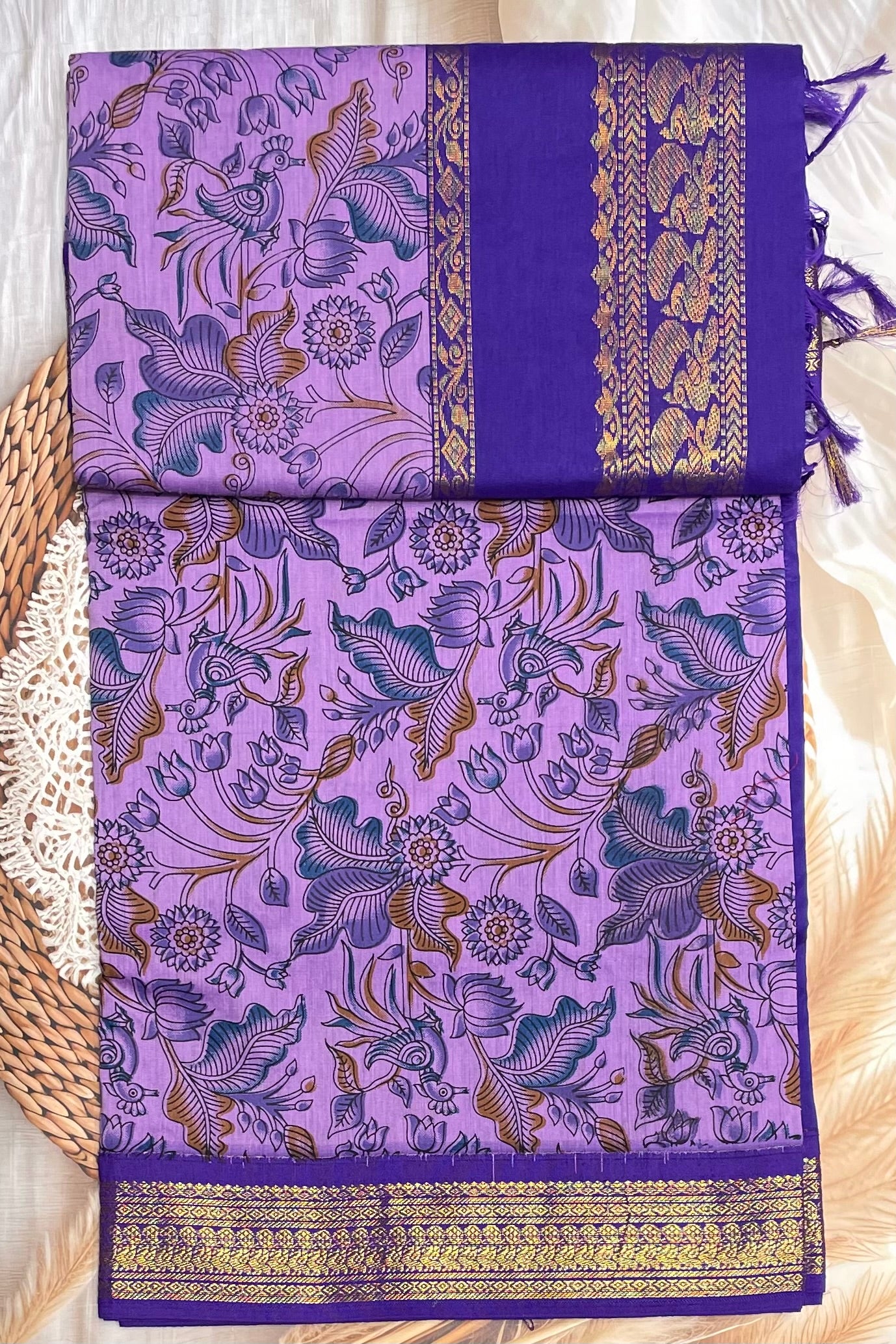 Kalmkari Print Kalyani Cotton | KCKA03