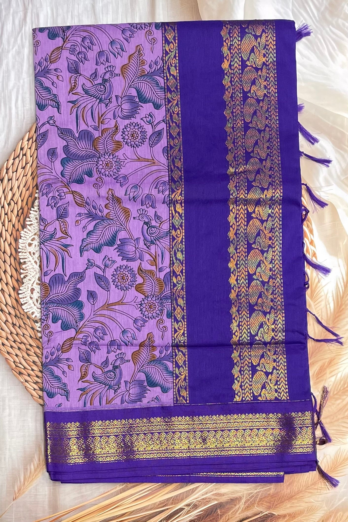 Kalmkari Print Kalyani Cotton | KCKA03
