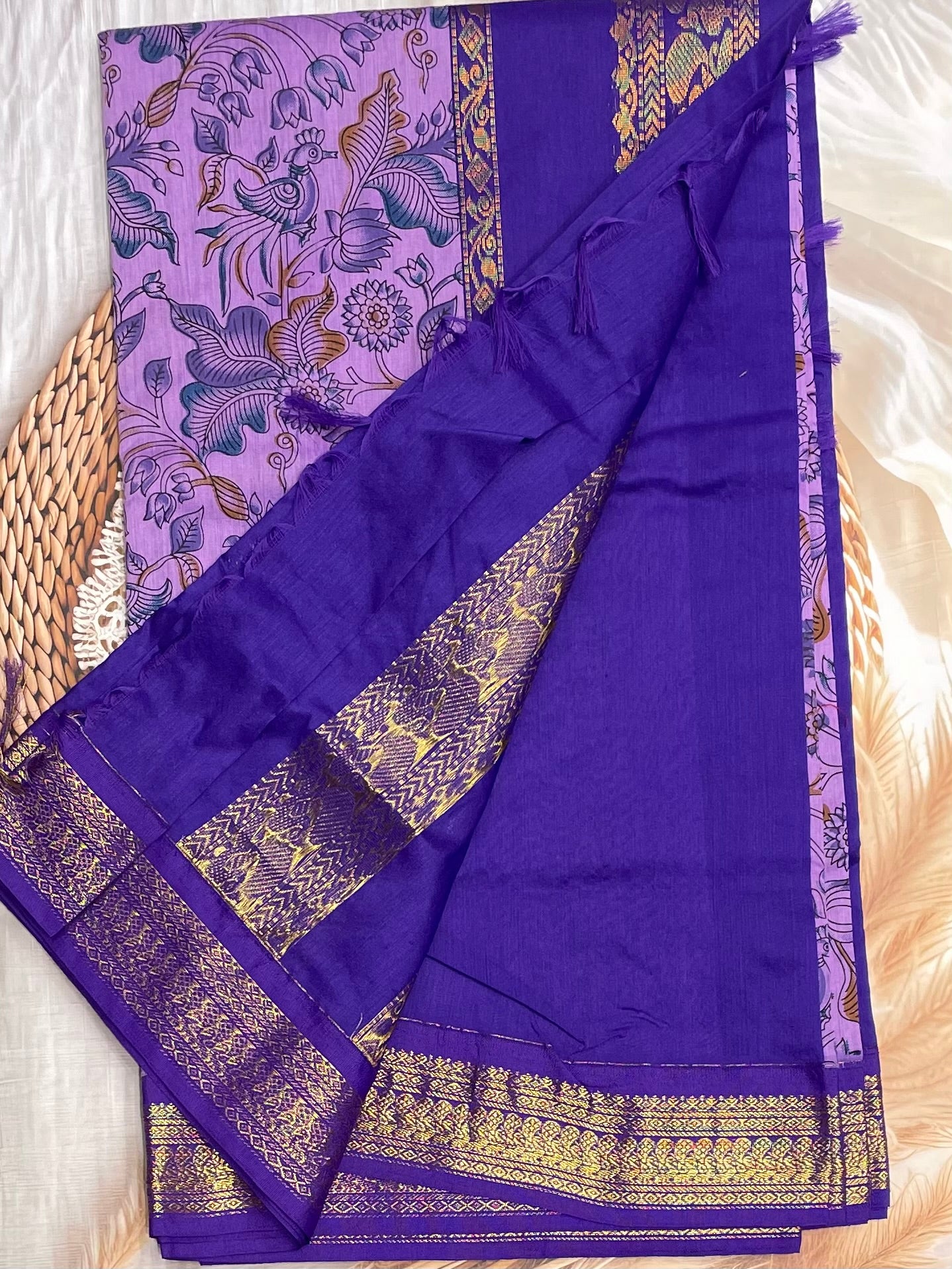 Kalmkari Print Kalyani Cotton | KCKA03