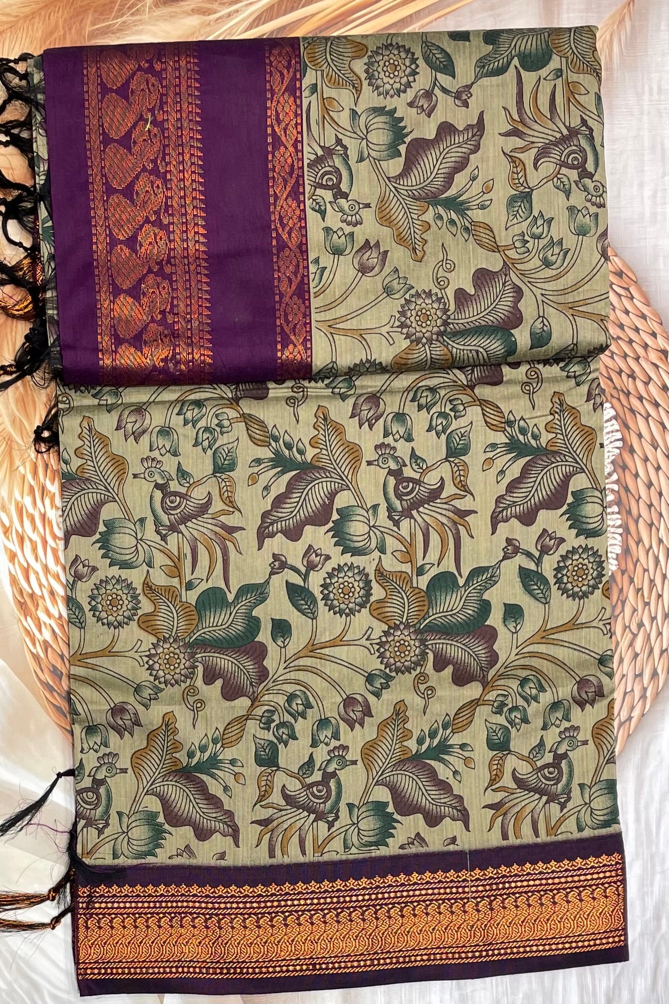 Kalmkari Print Kalyani Cotton | KCKA01