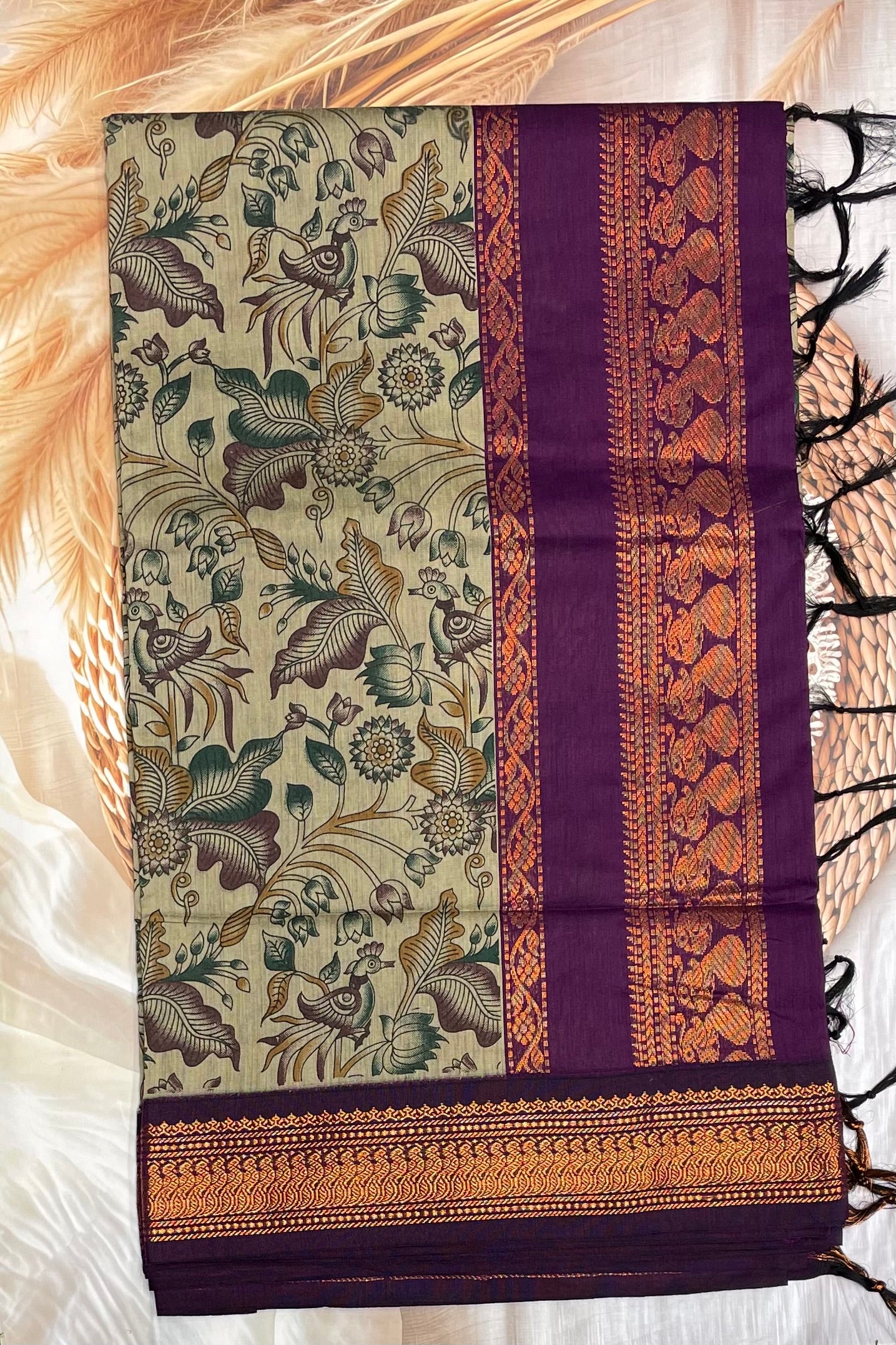 Kalmkari Print Kalyani Cotton | KCKA01