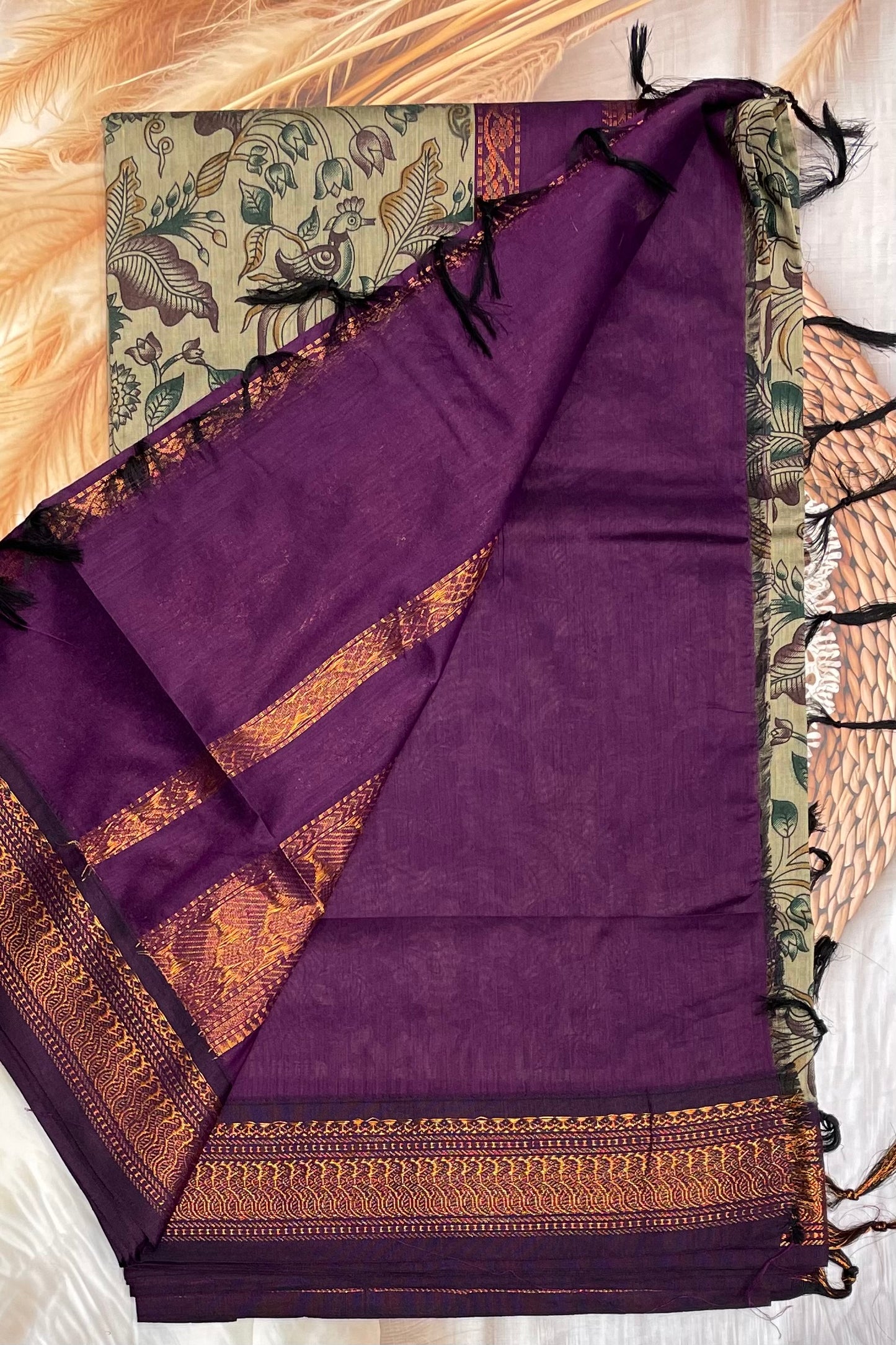 Kalmkari Print Kalyani Cotton | KCKA01