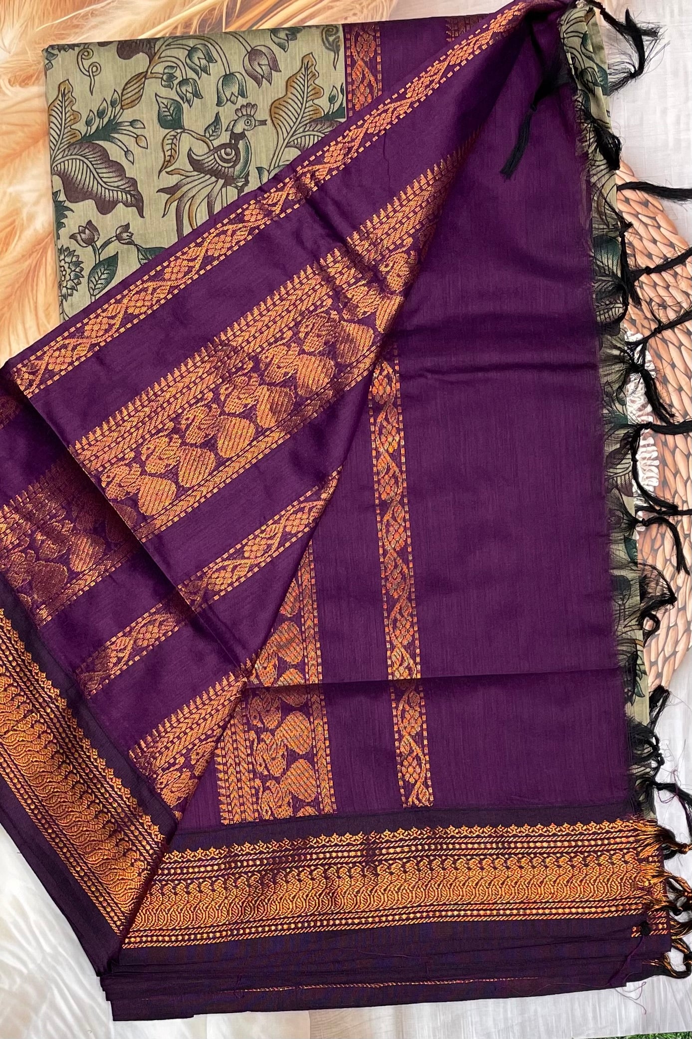 Kalmkari Print Kalyani Cotton | KCKA01