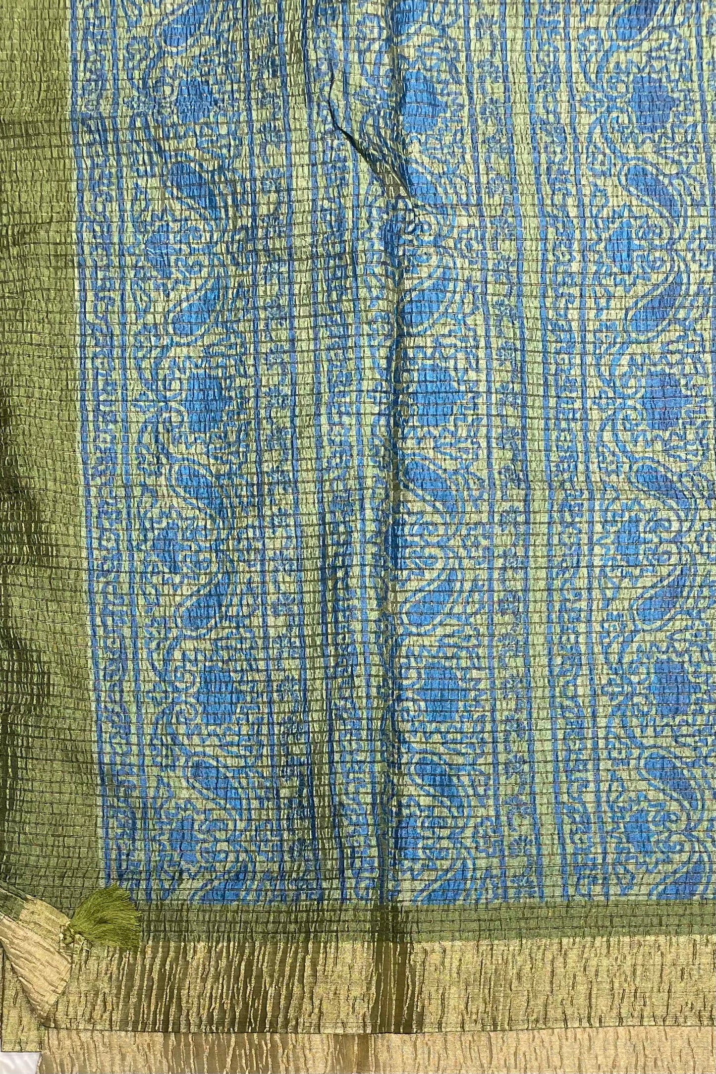 Crush Silk| Peacock Blue |MBCS04