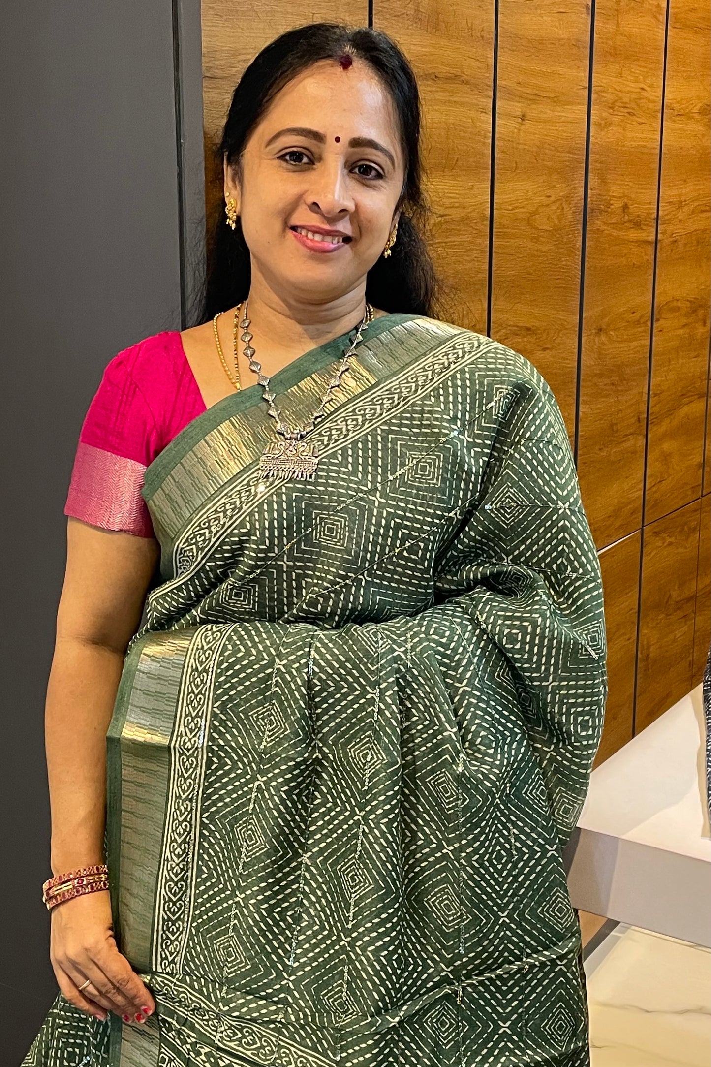 Sequins Chanderi Cotton | MBSC18