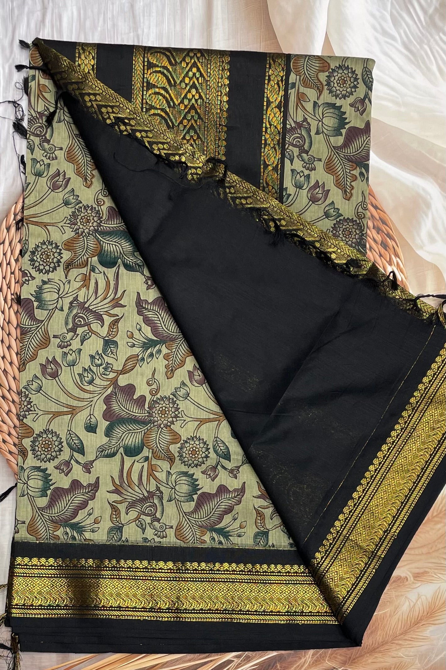 Kalmkari Print Kalyani Cotton | KCKA04