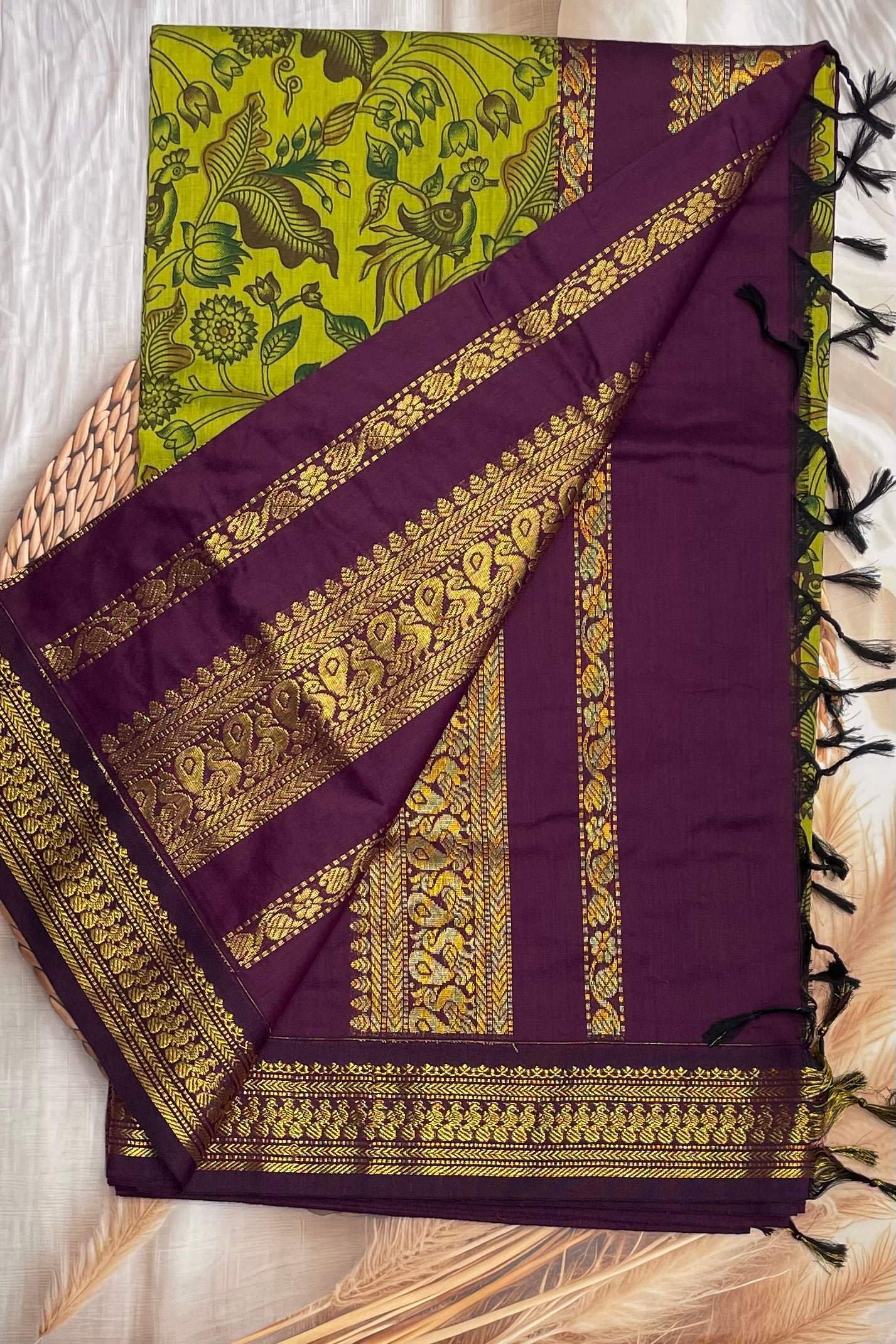 Kalmkari Print Kalyani Cotton | KCKA05
