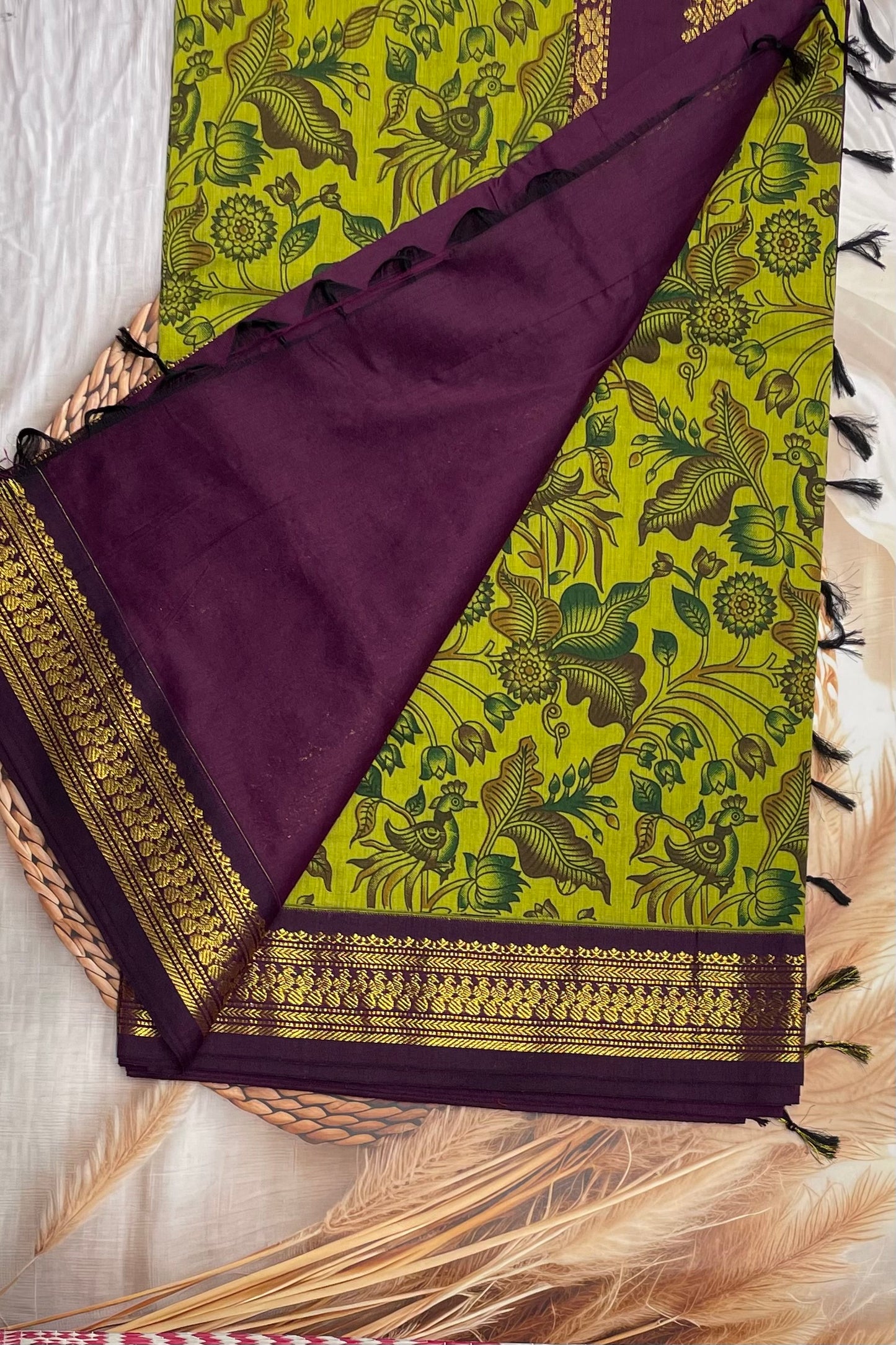Kalmkari Print Kalyani Cotton | KCKA05