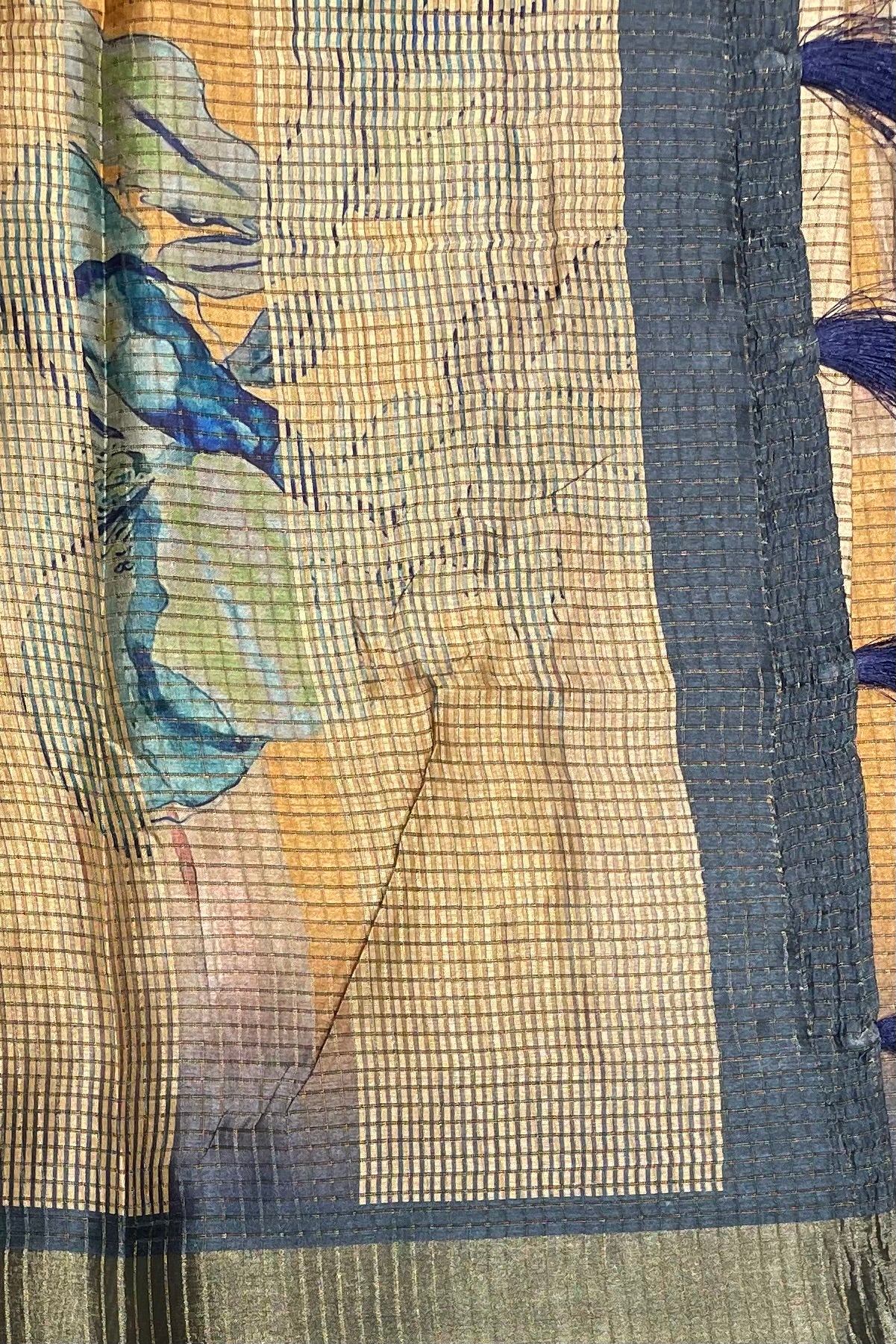 Kota Tussar Silk |Golden Mustard|MBKT04