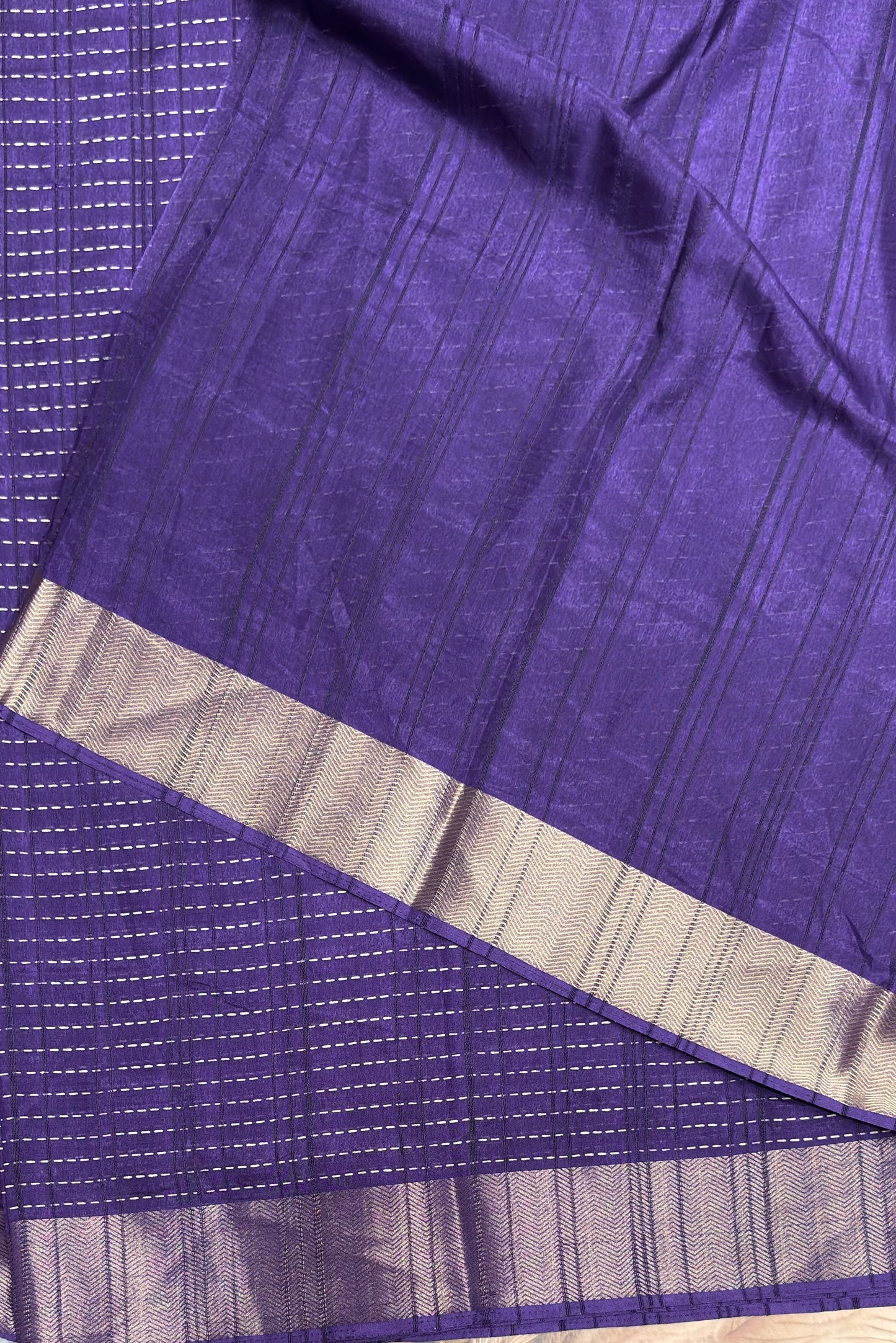 Premium Kotha Silk |Violet| KV08