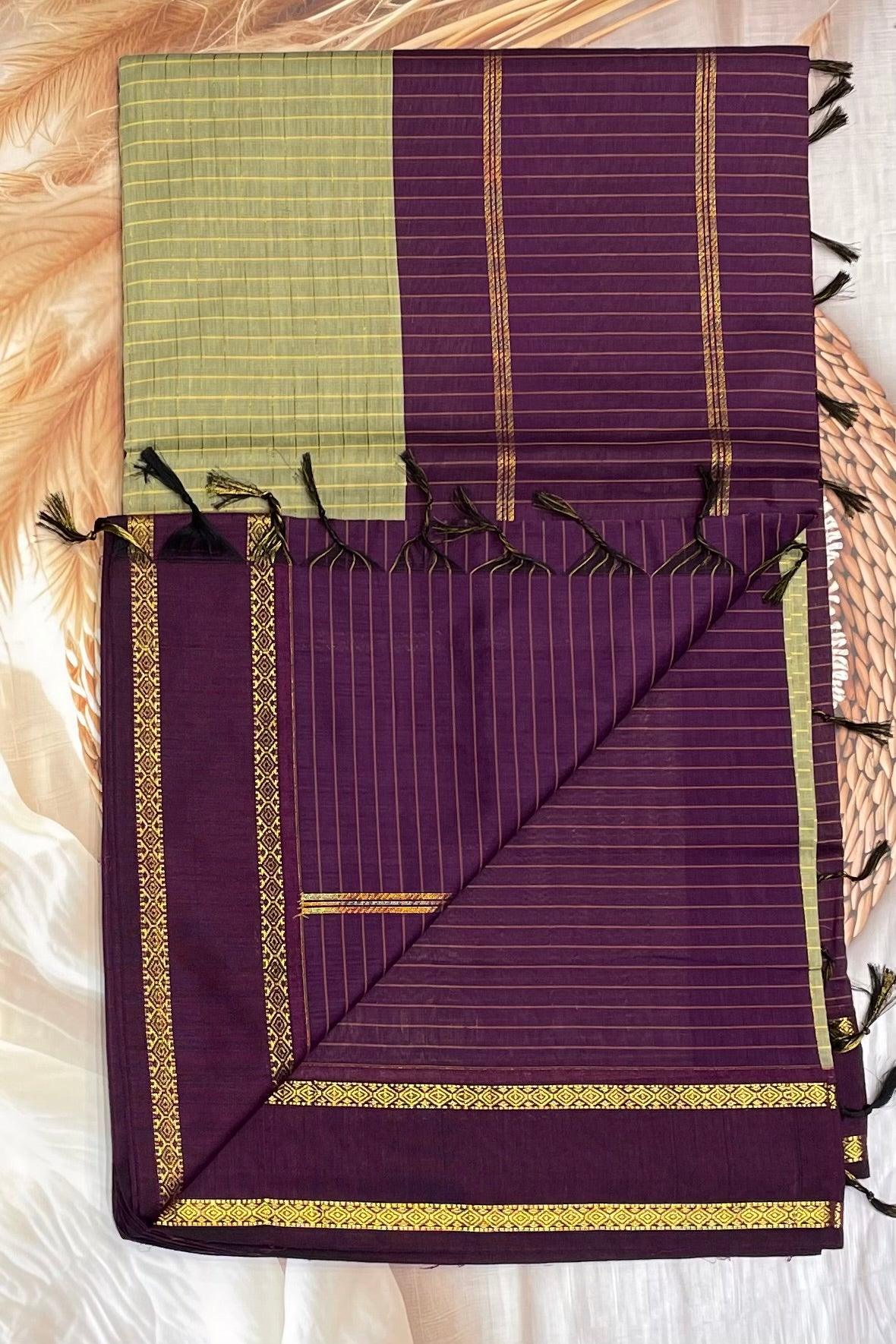 Kalyani Cotton Checks Retta Petta |KCRP04 - Manju Boutique