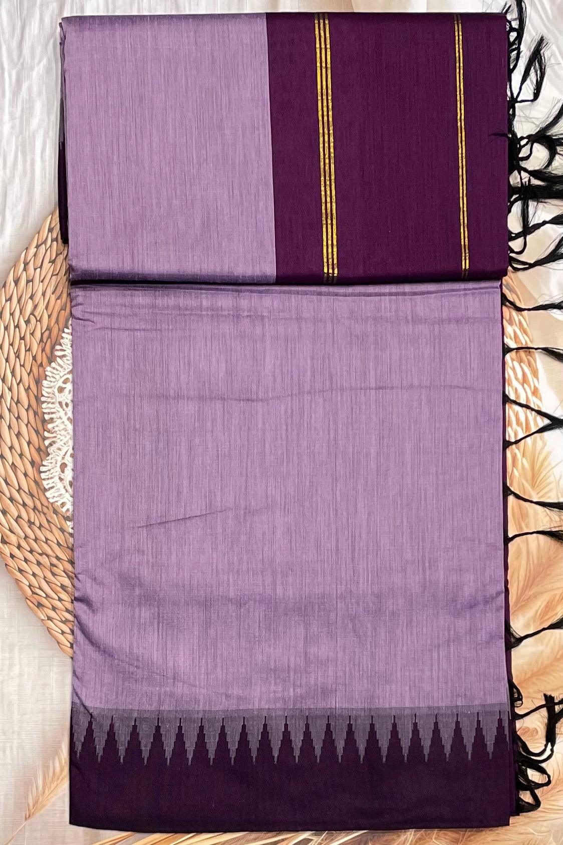 New Gen Kalyani Cotton Tower Border| KCSM02 - Manju Boutique