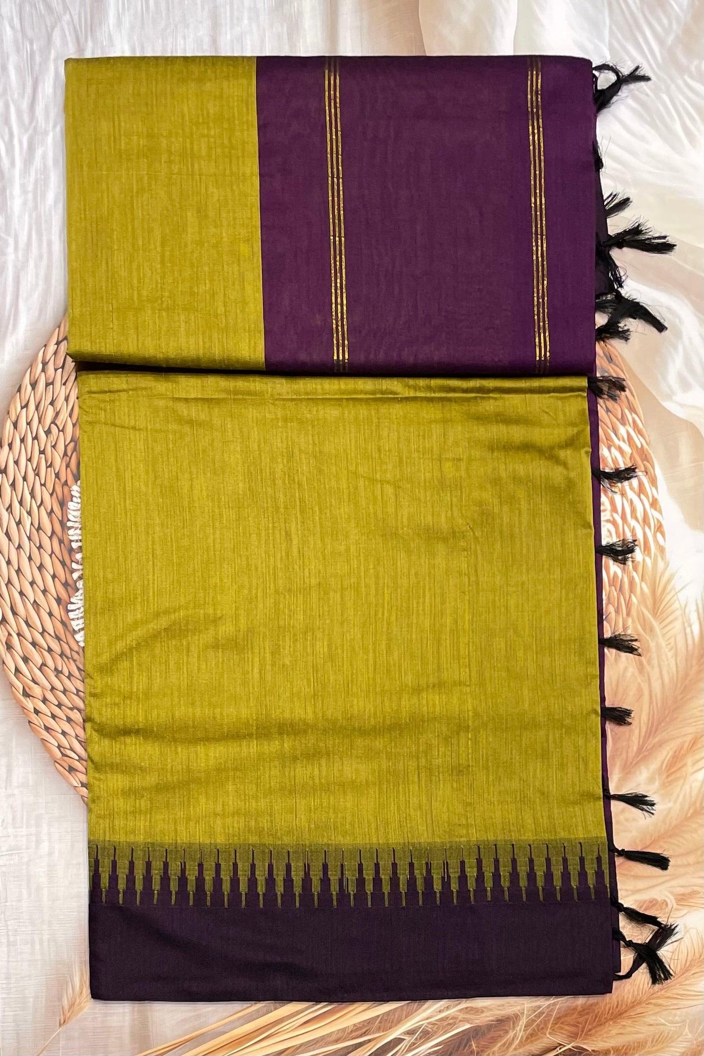 New Gen Kalyani Cotton Tower Border| KCSM09 - Manju Boutique