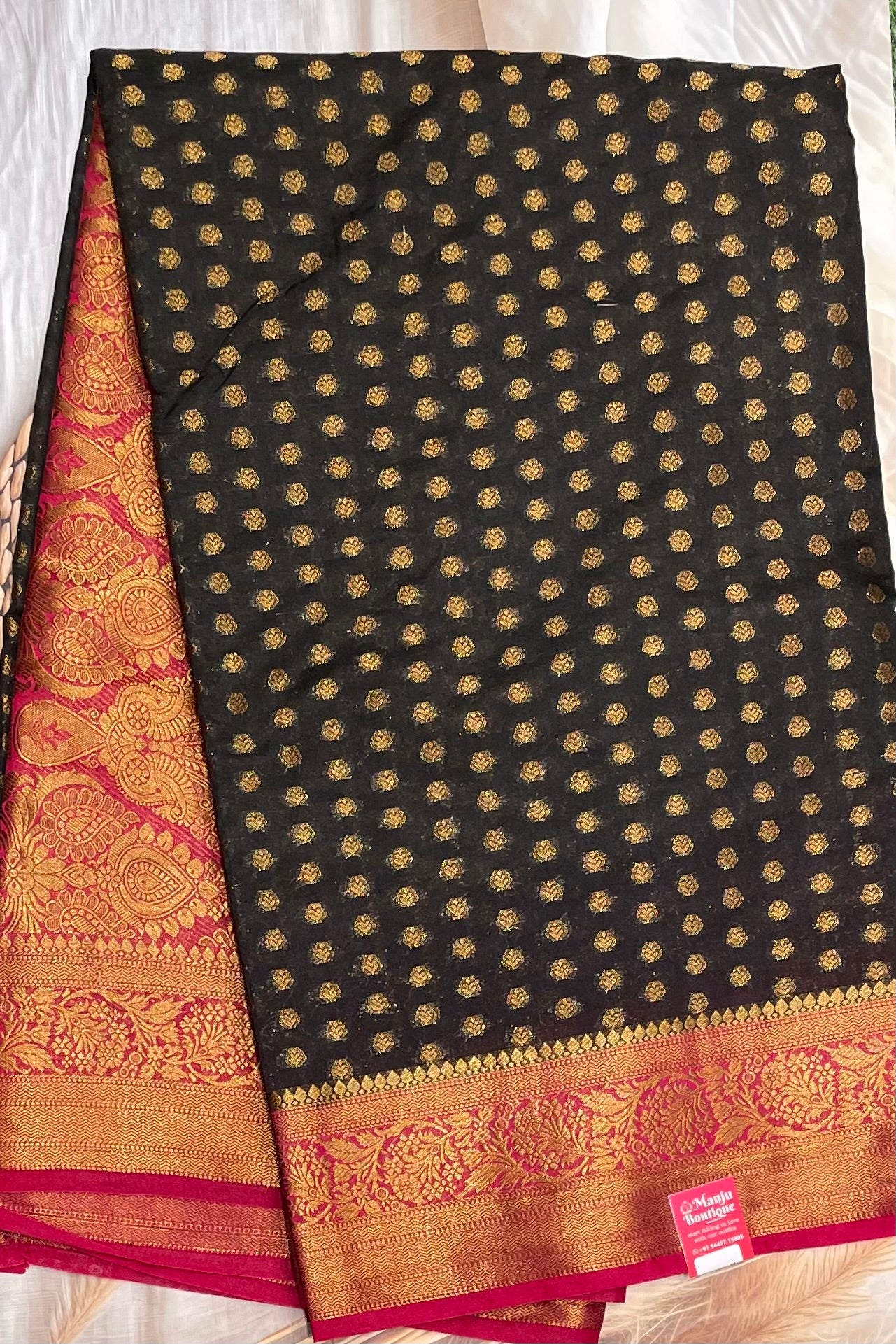 1000 Butta Silk |Black |1K13