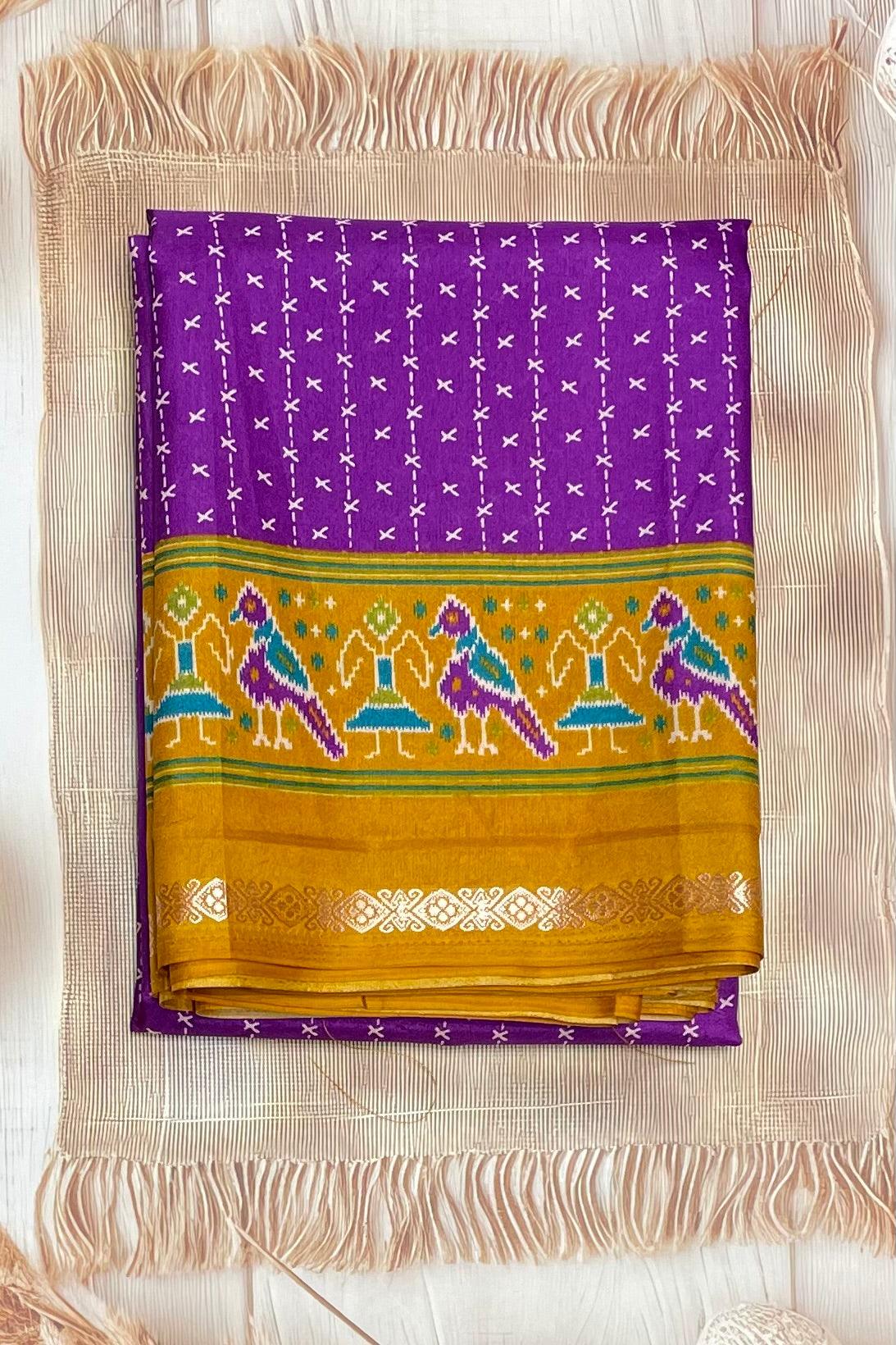 Patola Printed Silk | PS11 - Manju Boutique