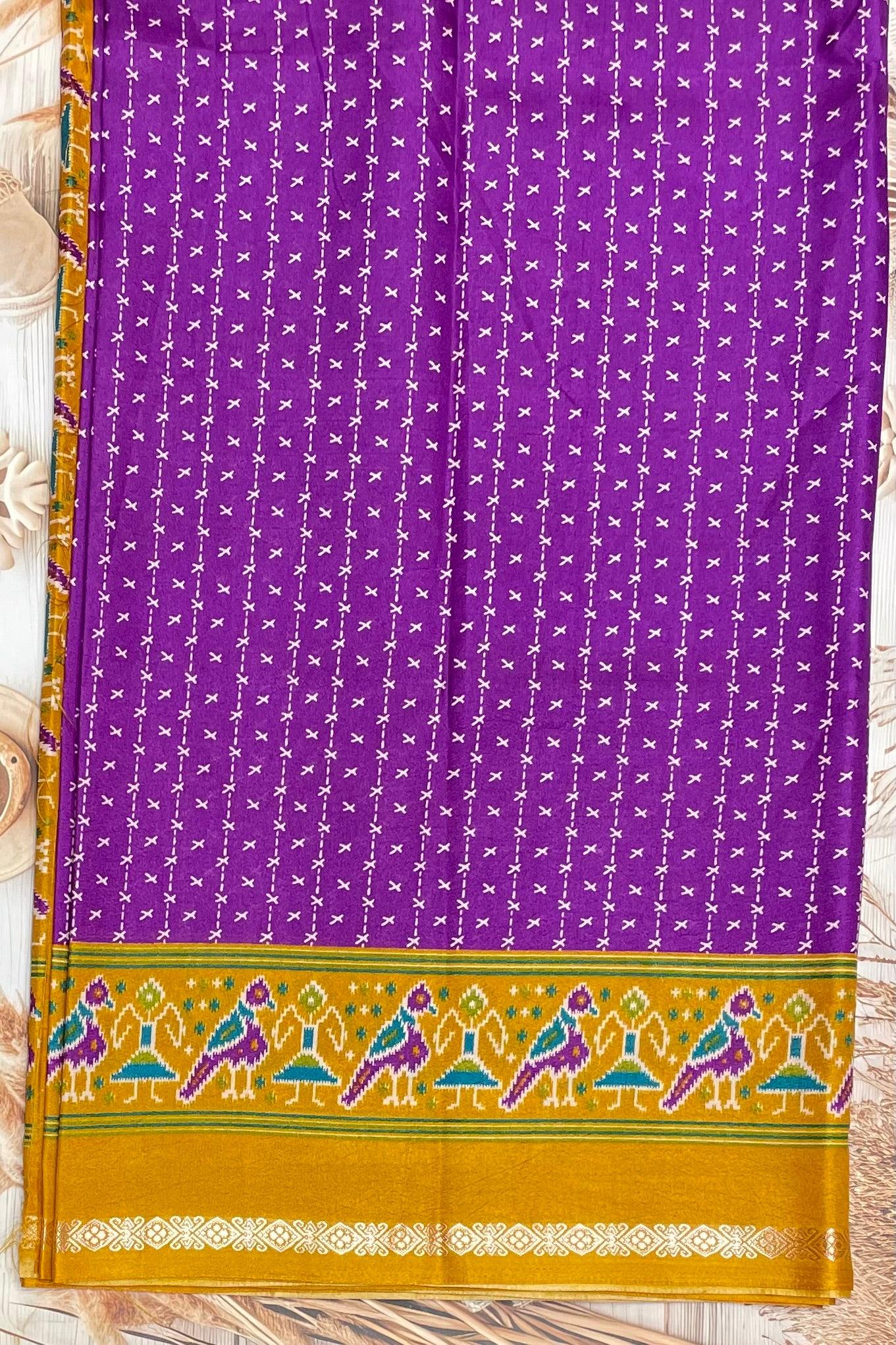 Patola Printed Silk | PS11 - Manju Boutique