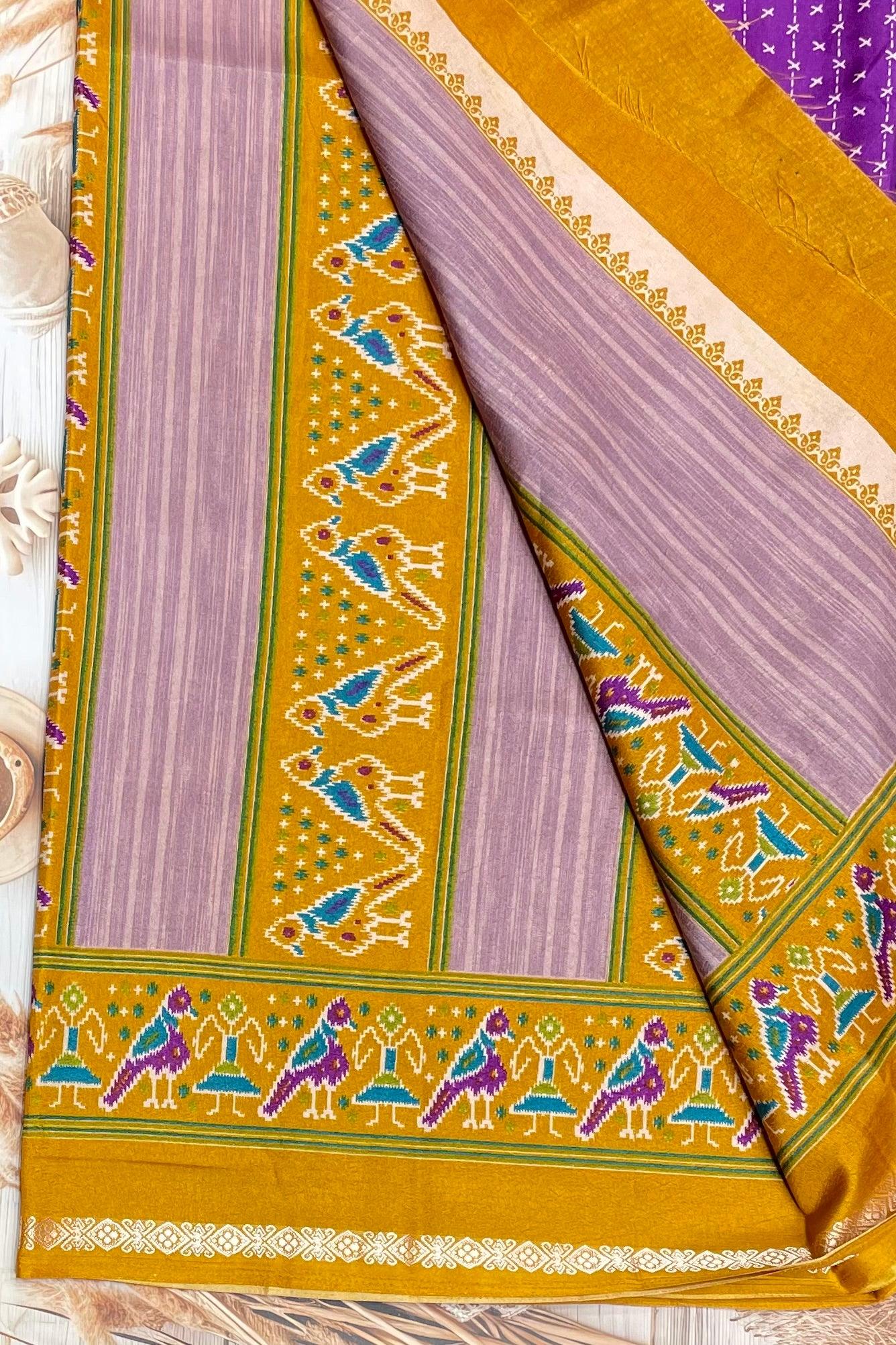 Patola Printed Silk | PS11 - Manju Boutique