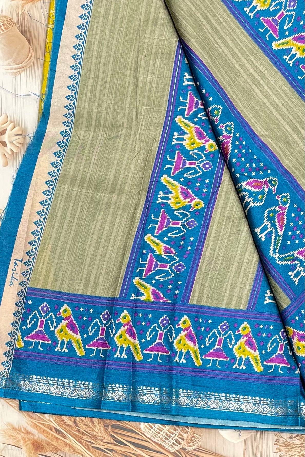 Patola Printed Silk | PS04 - Manju Boutique