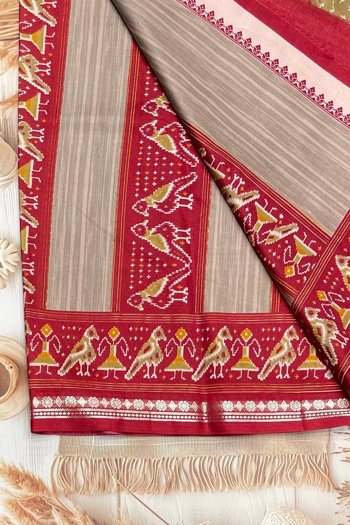 Patola Printed Silk | PS12 - Manju Boutique