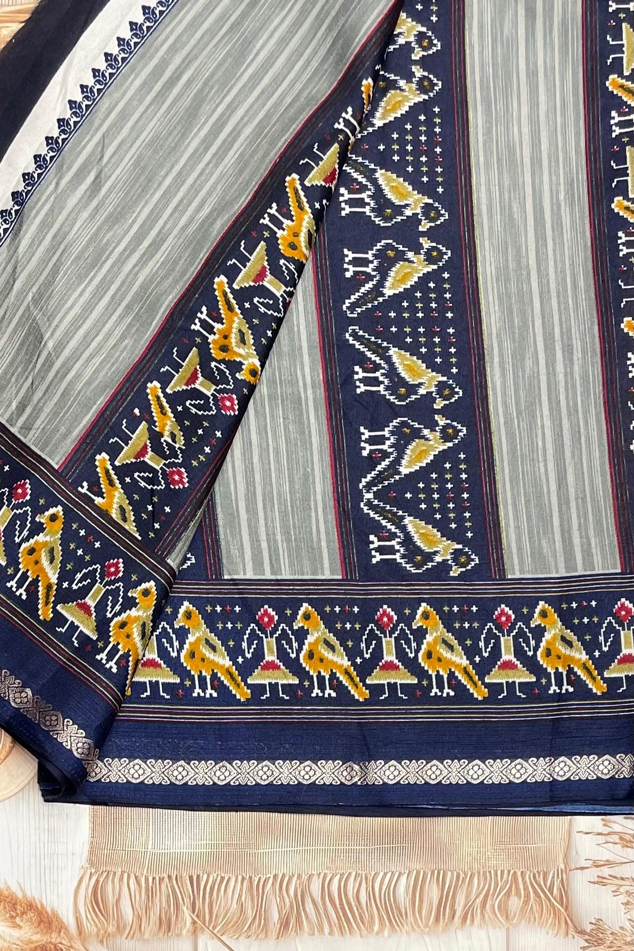 Patola Printed Silk | PS03 - Manju Boutique