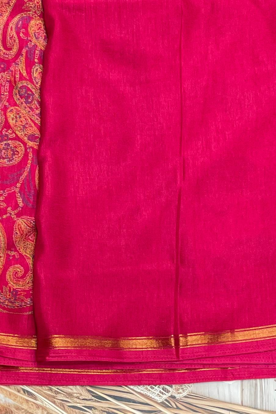 Kalamkari Printed Silk | PPS01 - Manju Boutique