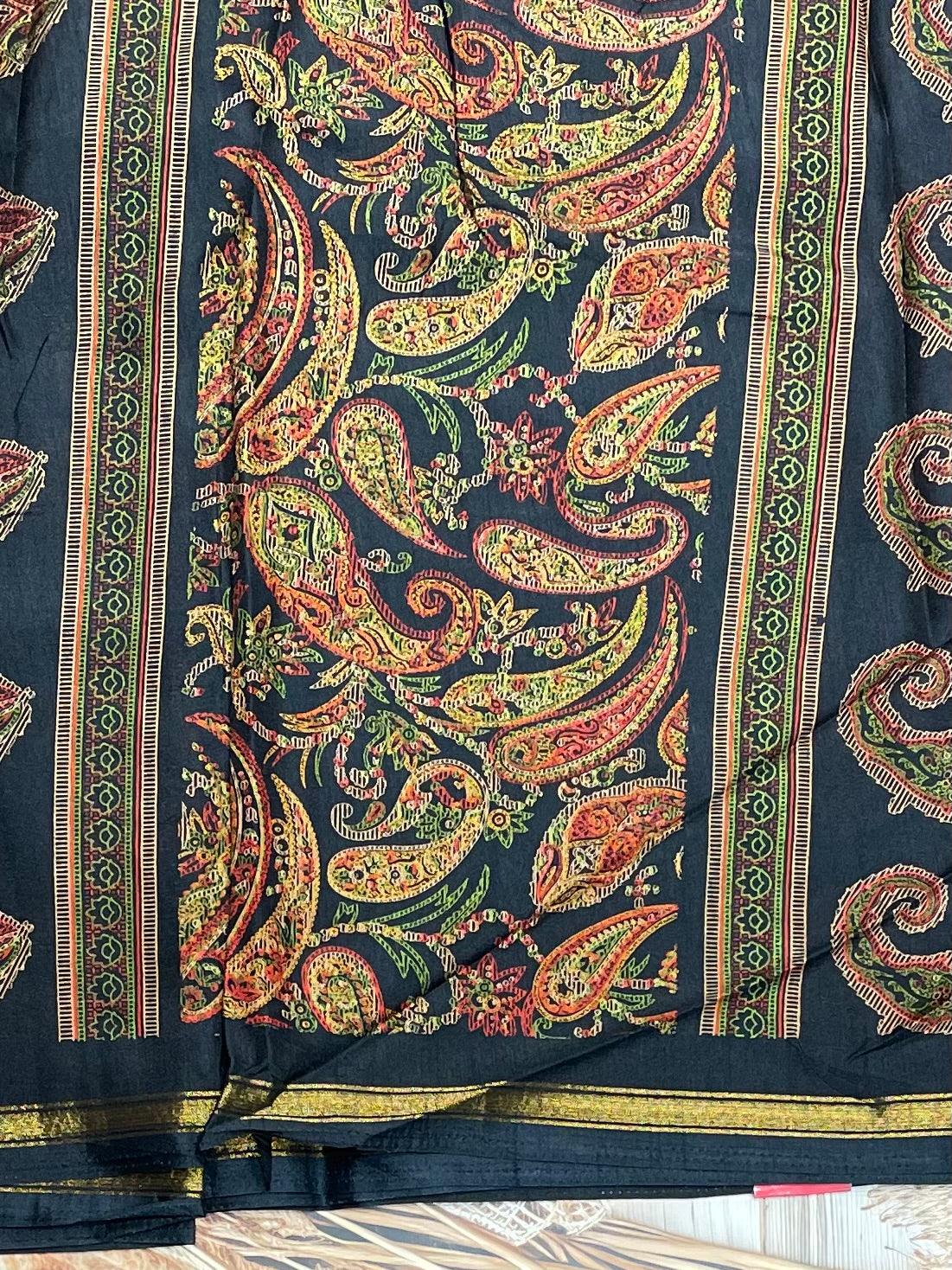 Kalamkari Printed Silk | PPS02 - Manju Boutique