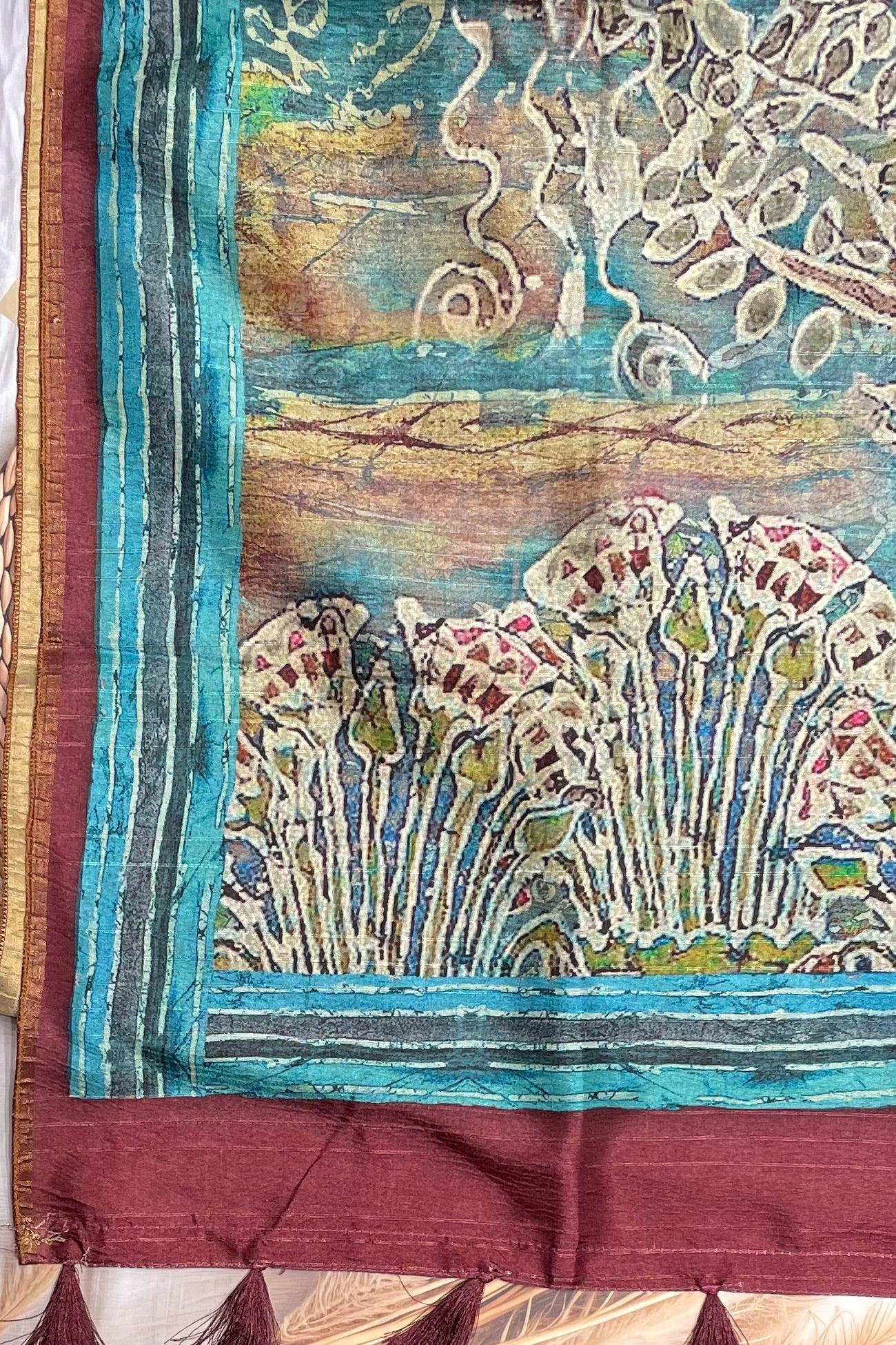 Semi Tussar Silk | MBCC07 - Manju Boutique