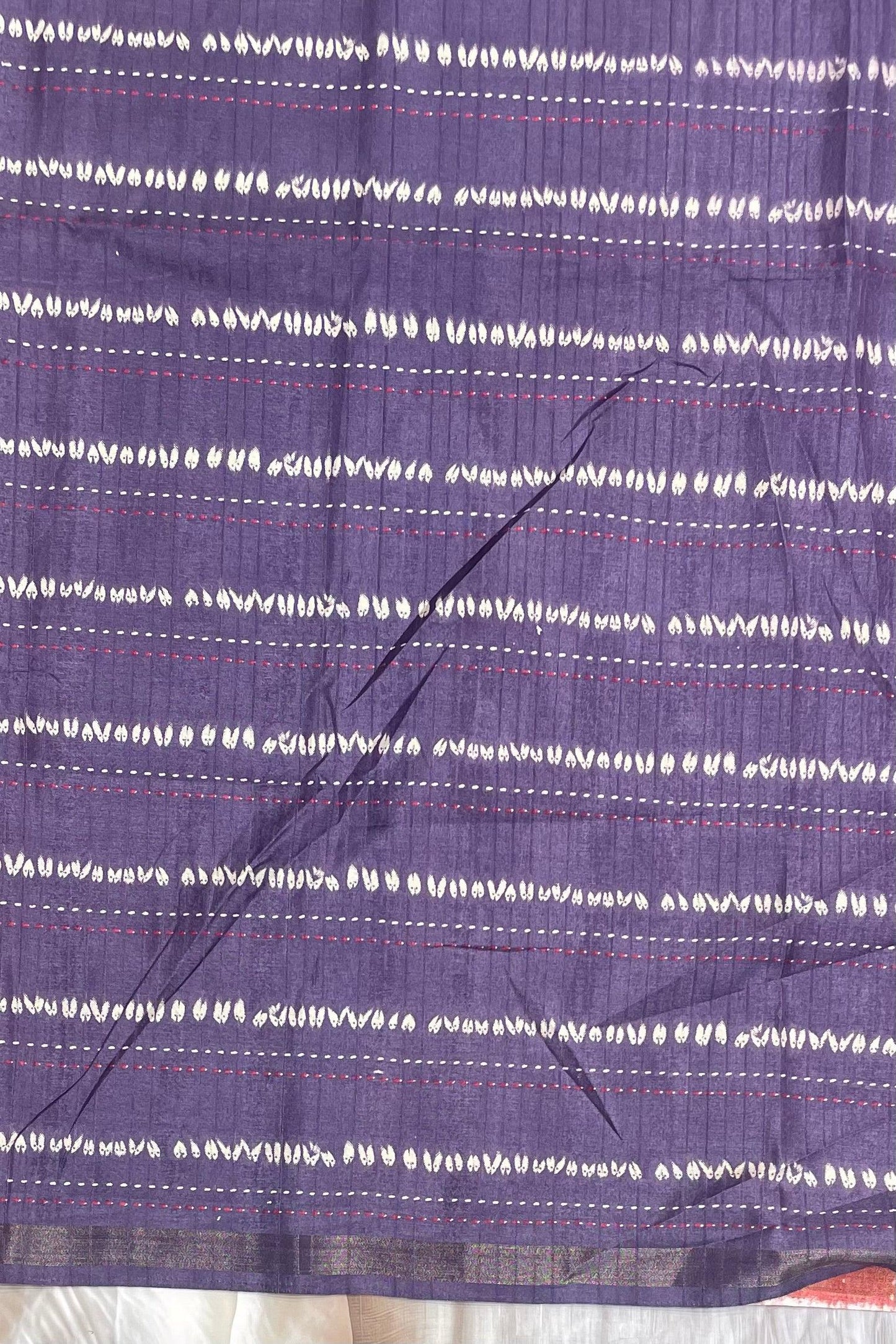 Tomato Pink Semi Tussar Silk | MBSP03 - Manju Boutique