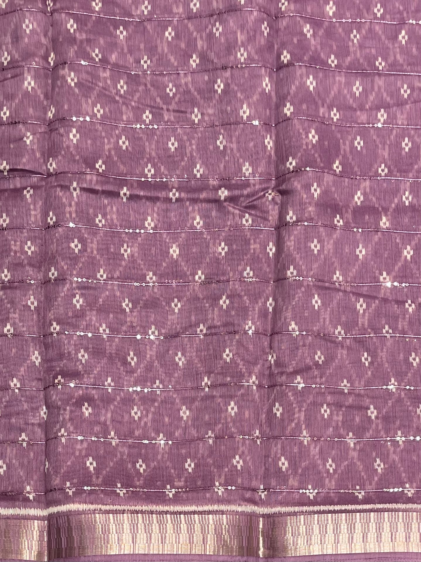 Trendy Sequins Work Saree for Office & Casual Wear