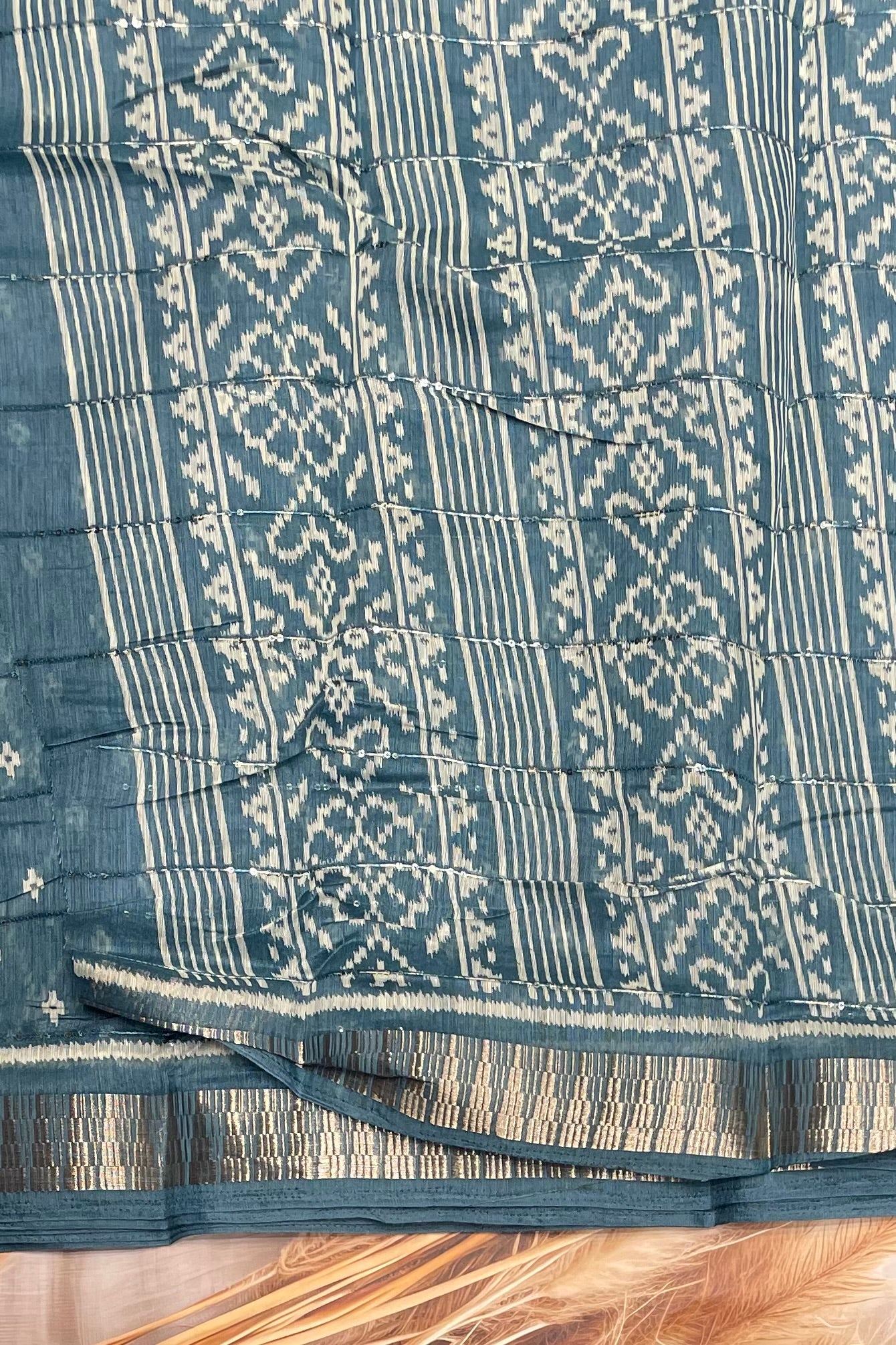 Sequins Chanderi Cotton | MBSC13