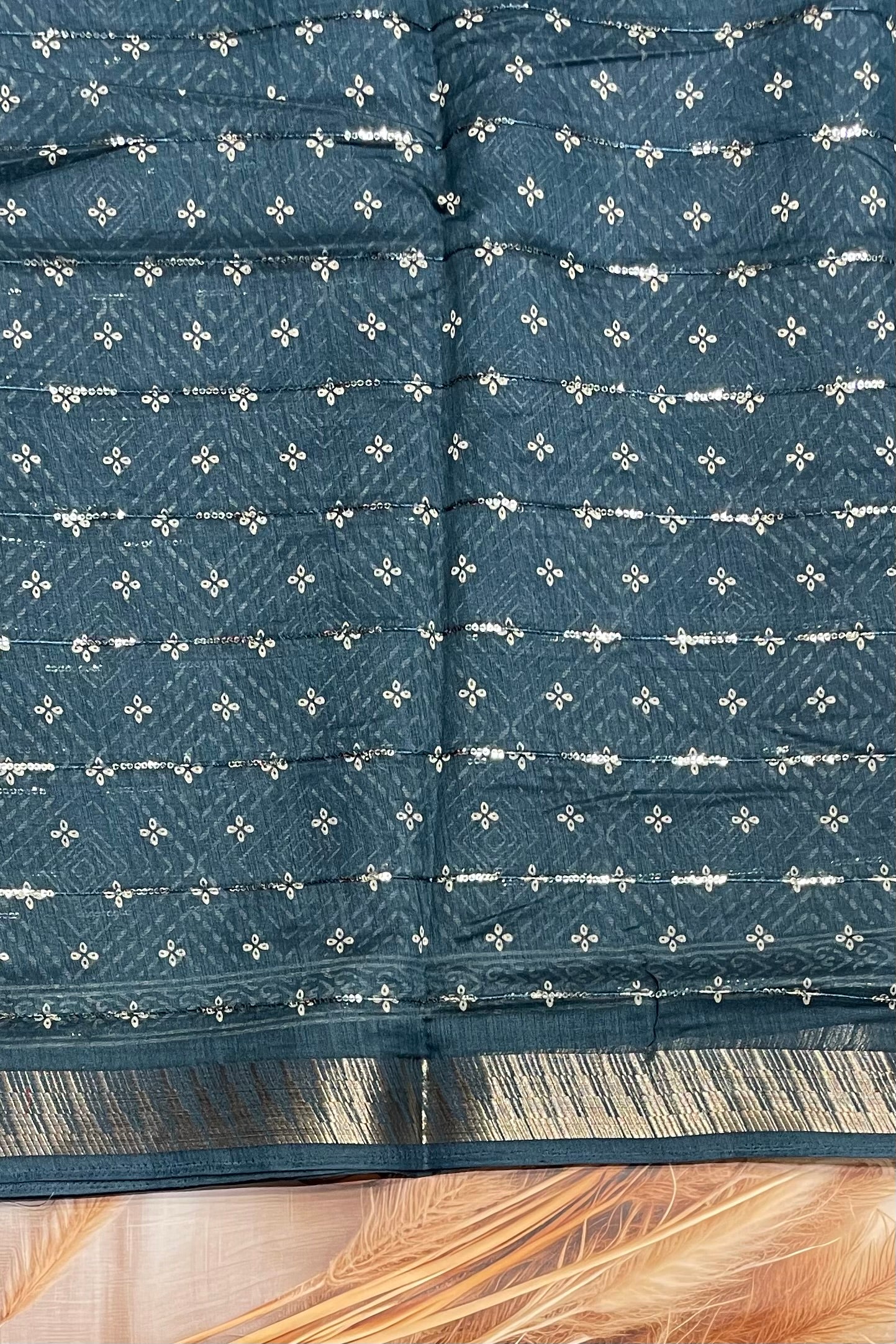 Sequins Chanderi Cotton | MBSC14