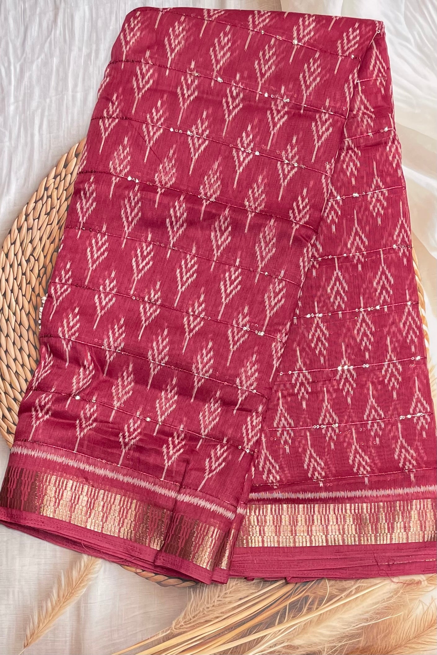 Sequins Chanderi Cotton | MBSC23