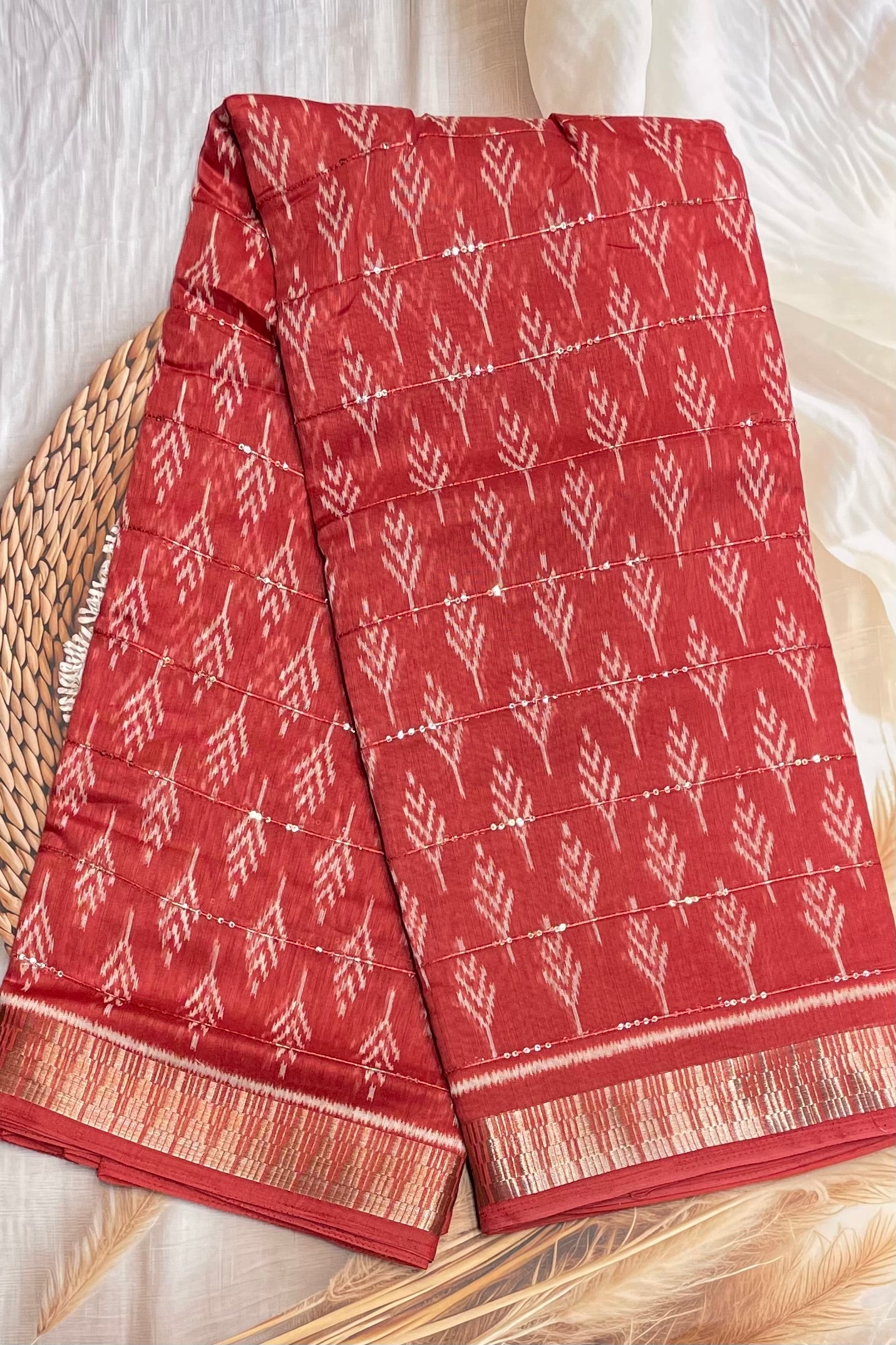 Sequins Chanderi Cotton | MBSC25