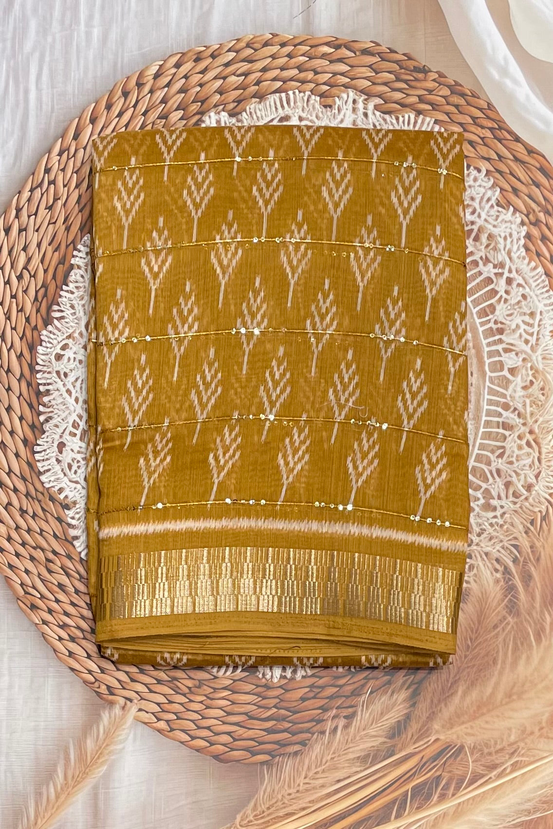 Sequins Chanderi Cotton | MBSC28