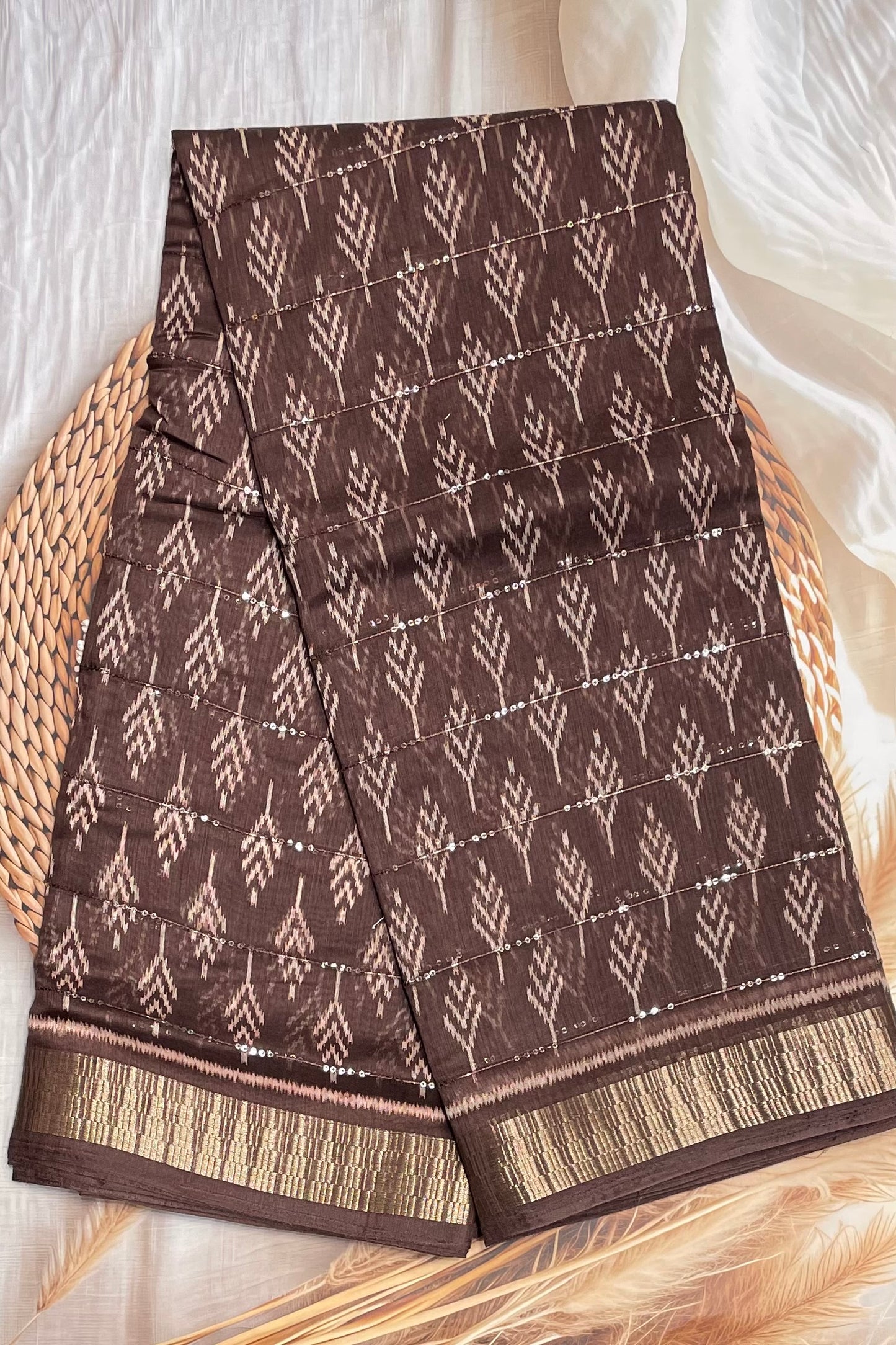 Sequins Chanderi Cotton | MBSC29