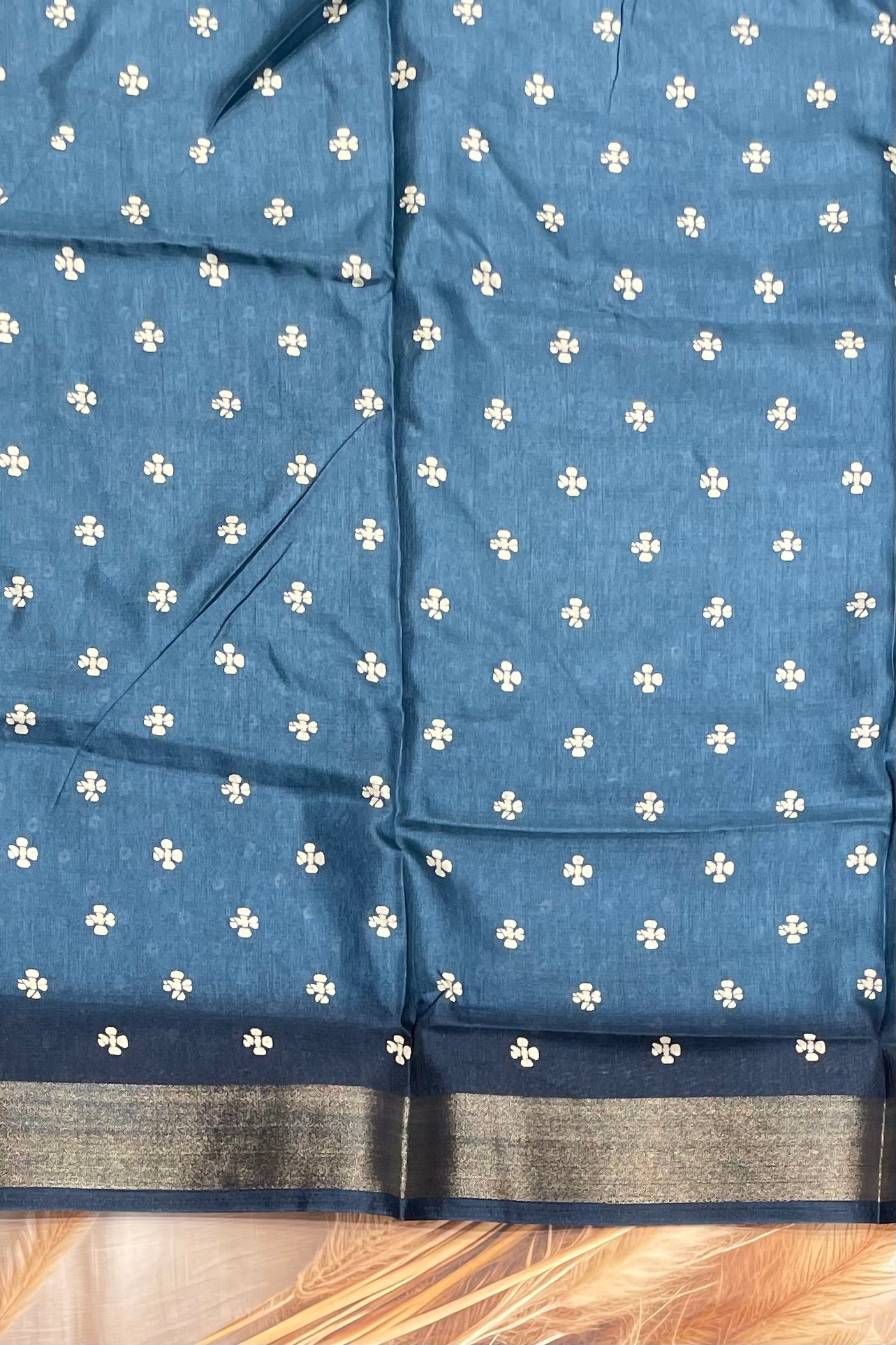 Premium Sequins Dola Silk Saree in Blue Color β Elegant, Lightweight, and Shimmering Design | Manju Boutique