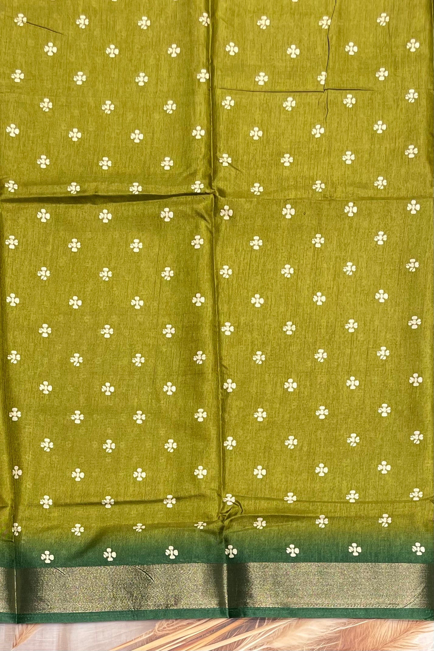 Premium Sequins Dola Silk Saree in Mehendi Green β Elegant, Lightweight, and Shimmering Design | Manju Boutique