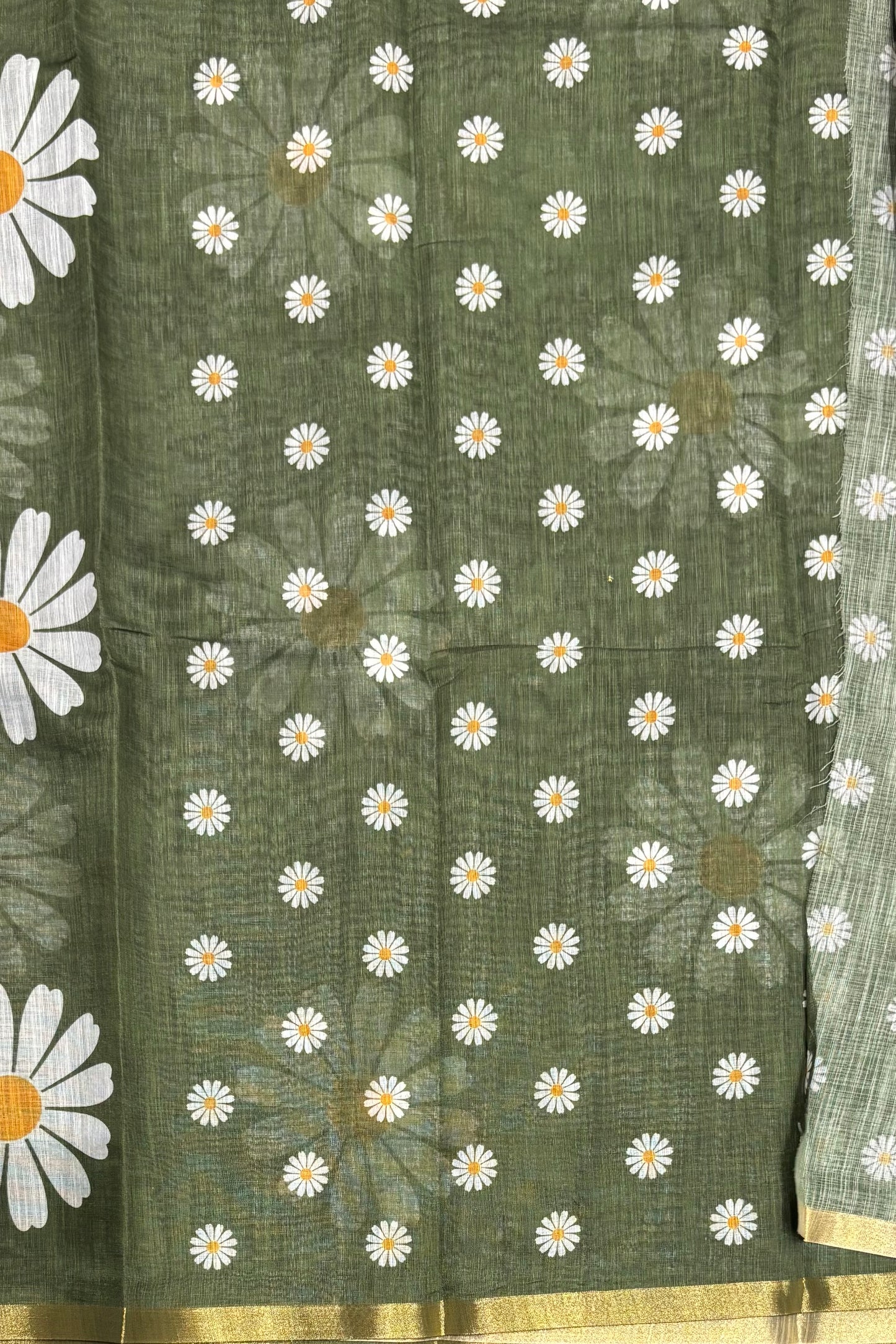 Premium Linen Cotton |Meh Green |MBLC27