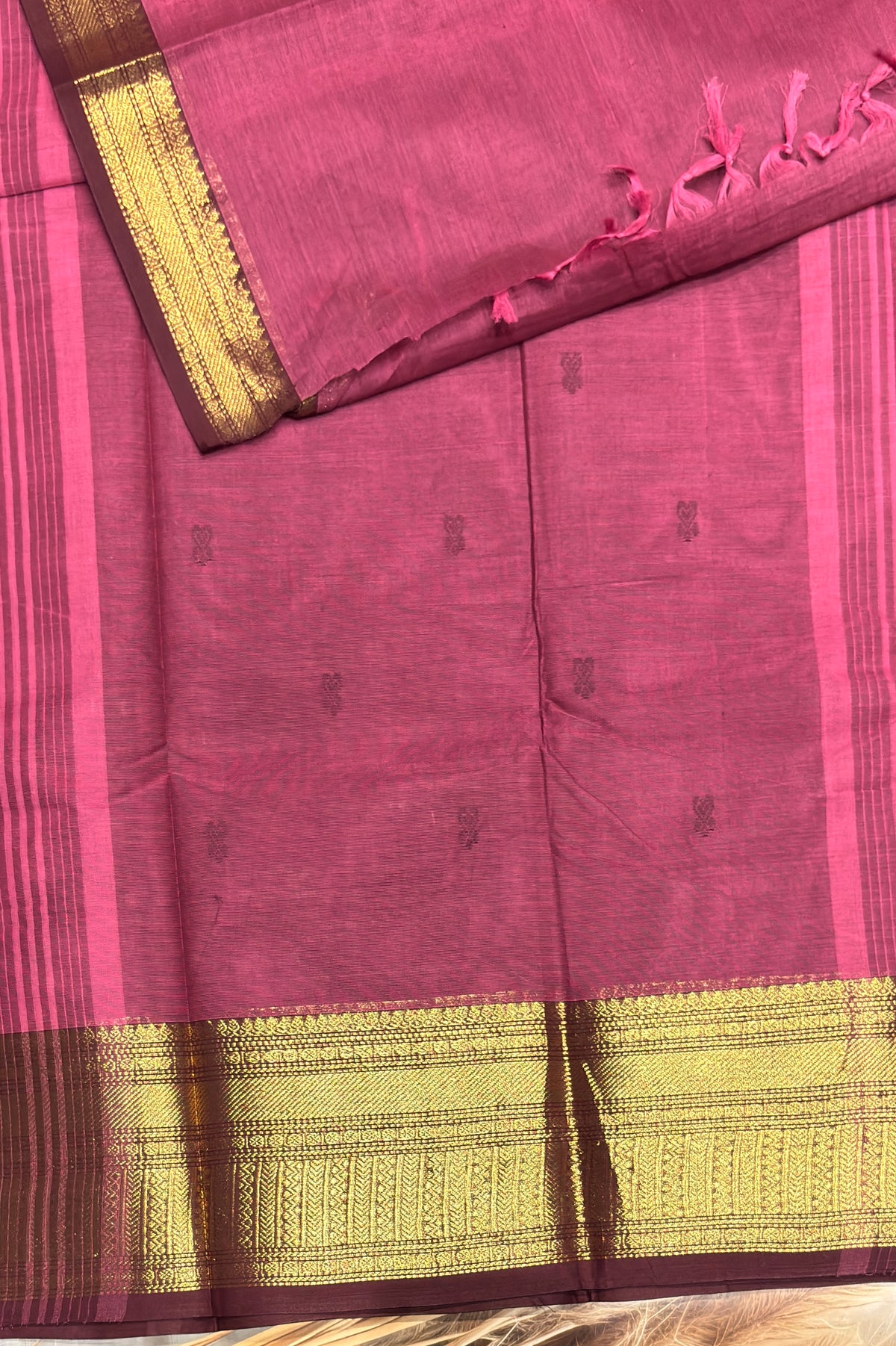 Kanchi Cotton Butta Design - Open View