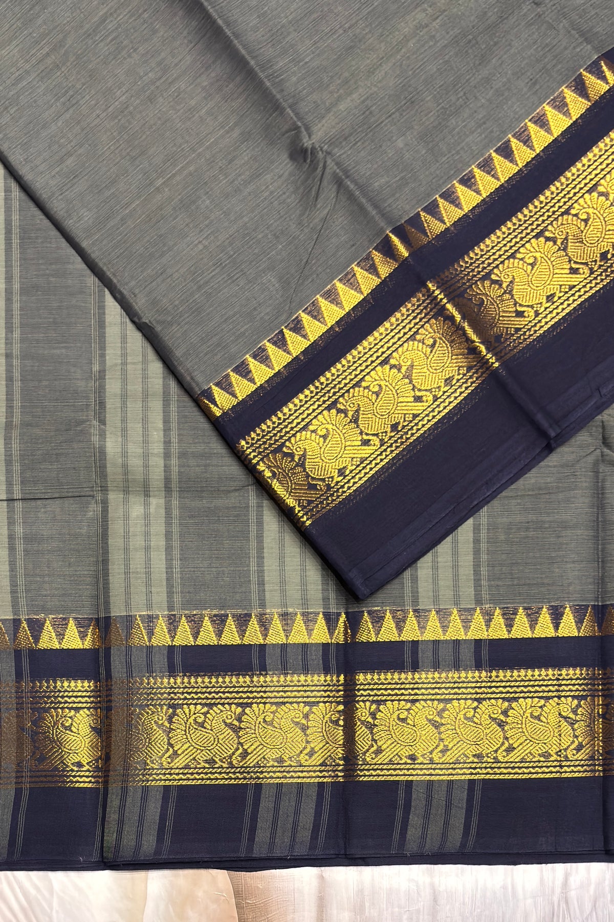 Chettinad Cotton Saree - Open View
