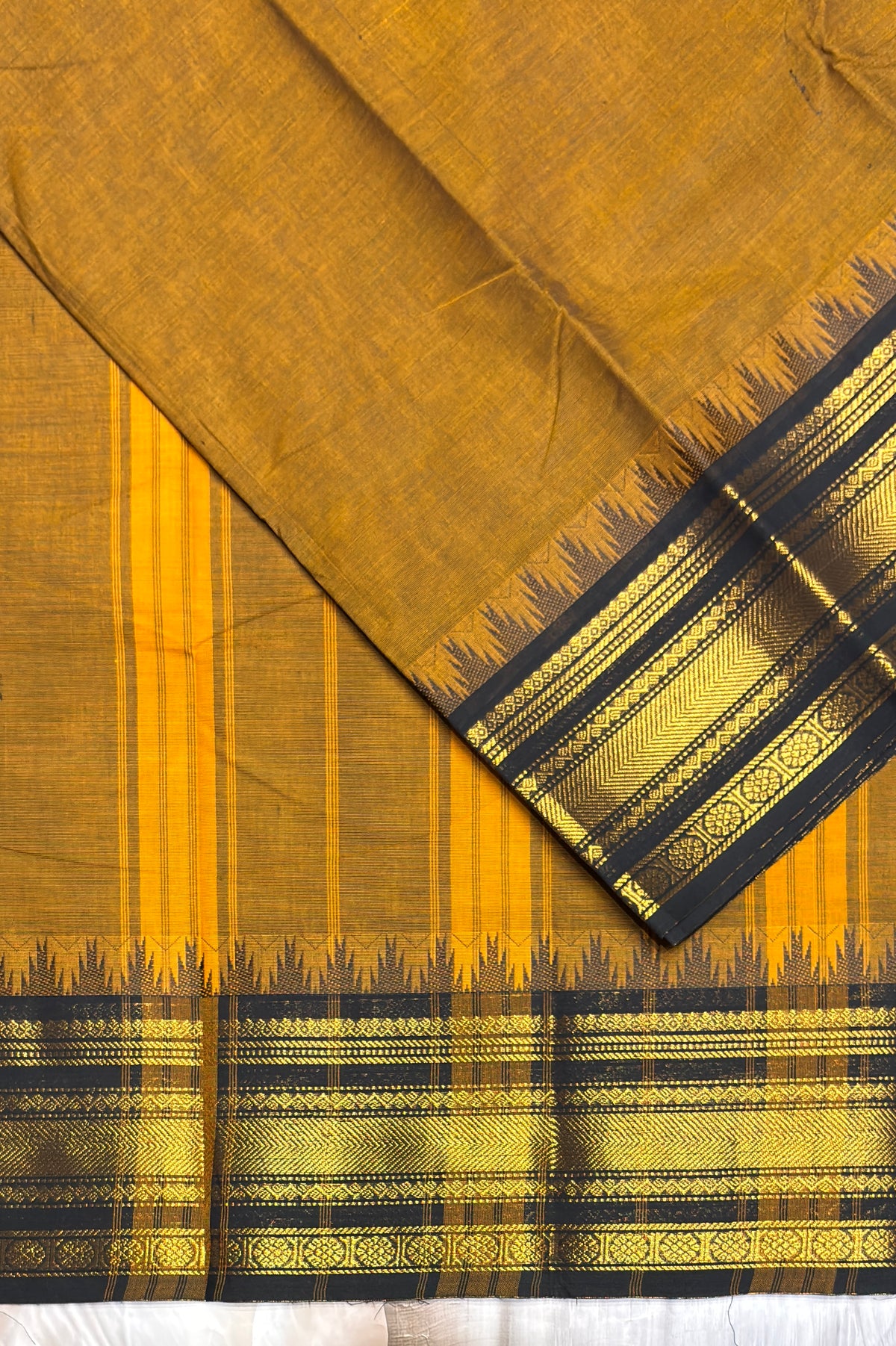 Chettinad Cotton Saree - Open View