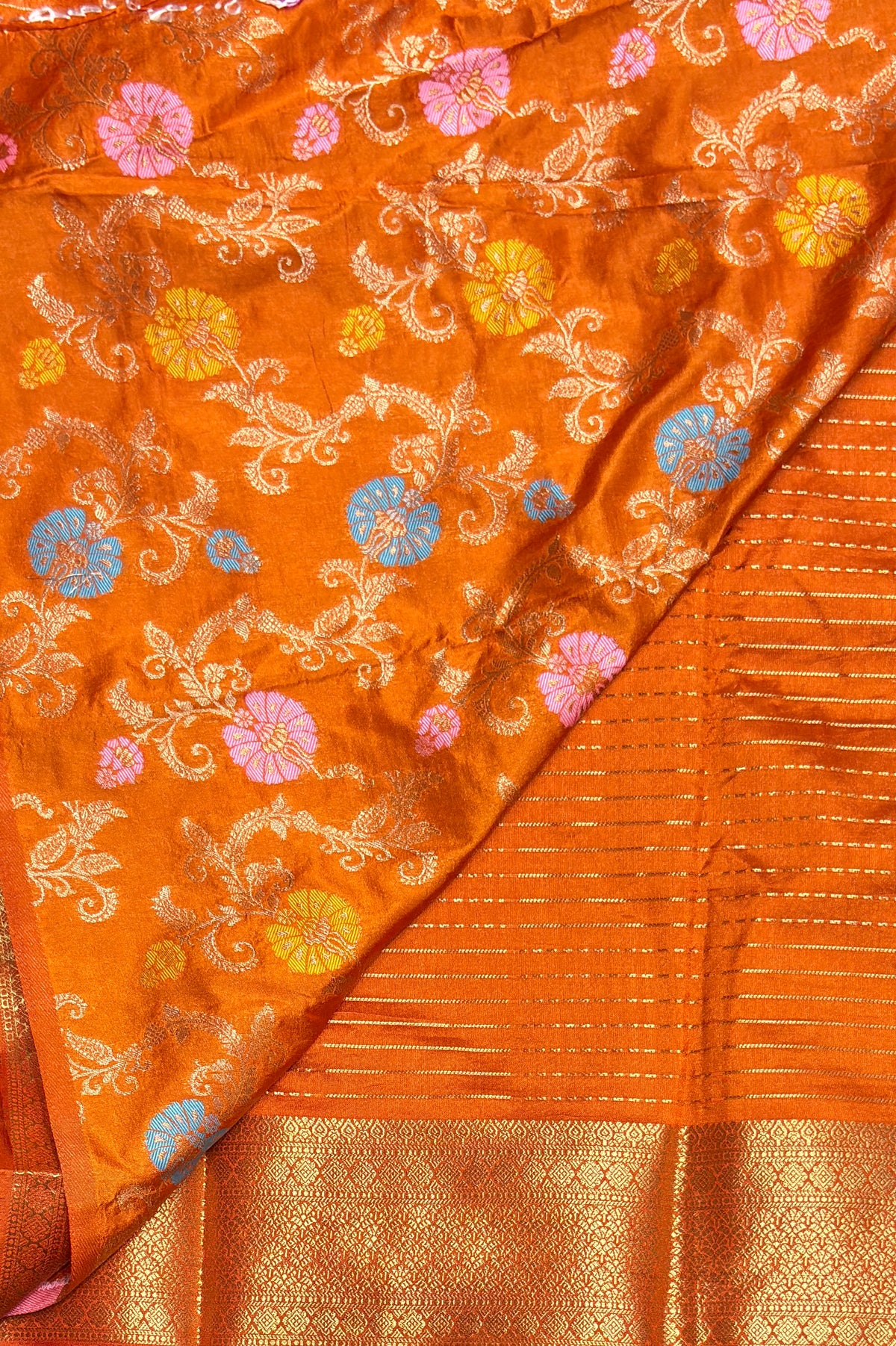 Fancy Soft Silk Sarees - Pallu