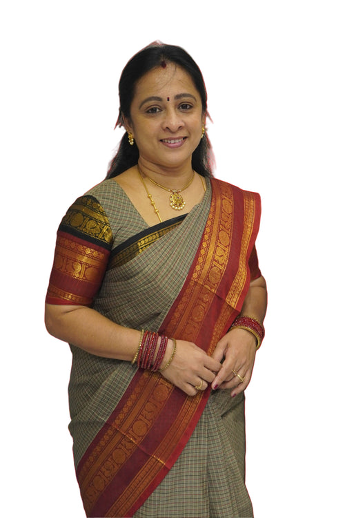 Meenakshi- Authendic Chettinad & Kanchi Cotton Sarees