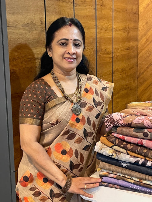 Premium Linen Cotton Sarees