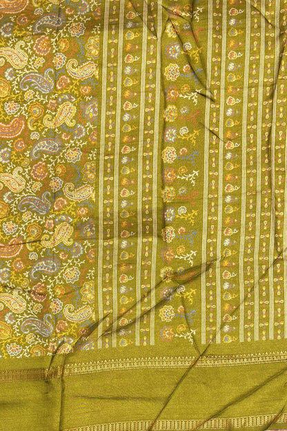 Retta Pet Printed Silk | Light Green | RPS02