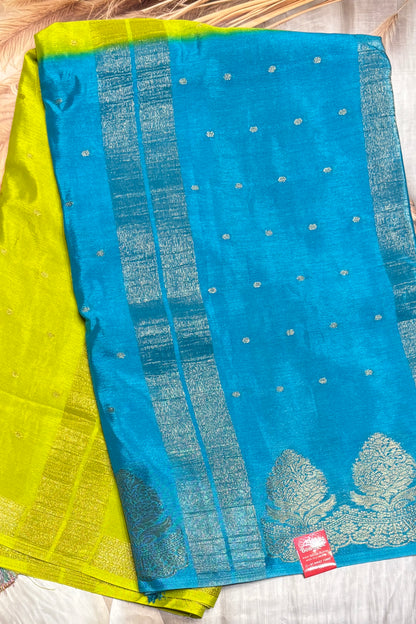 Malai Silk  Designer Saree - Open View
